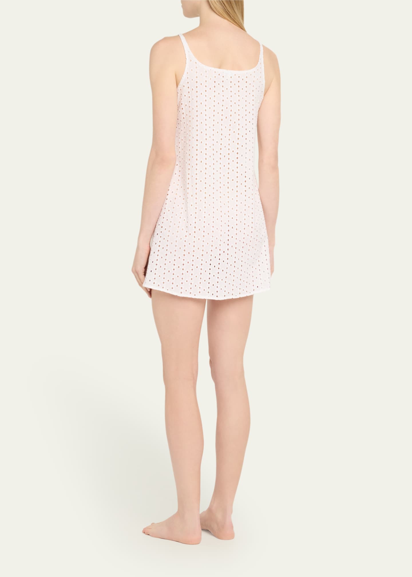 Andine Kelian Eyelet-Embroidered Cotton Chemise Image 3 of 4