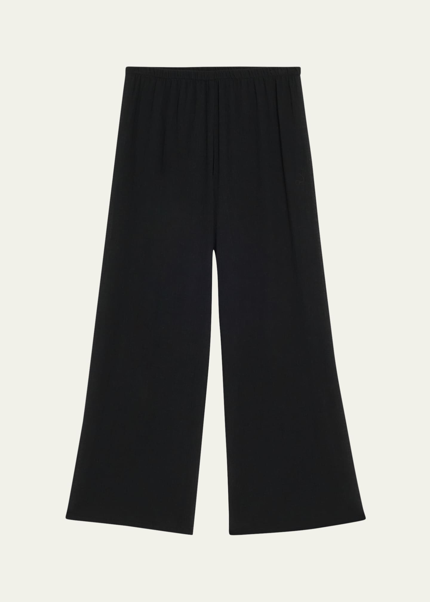 Andine Cavani Wide-Leg Cotton Gauze Pants Image 1 of 5