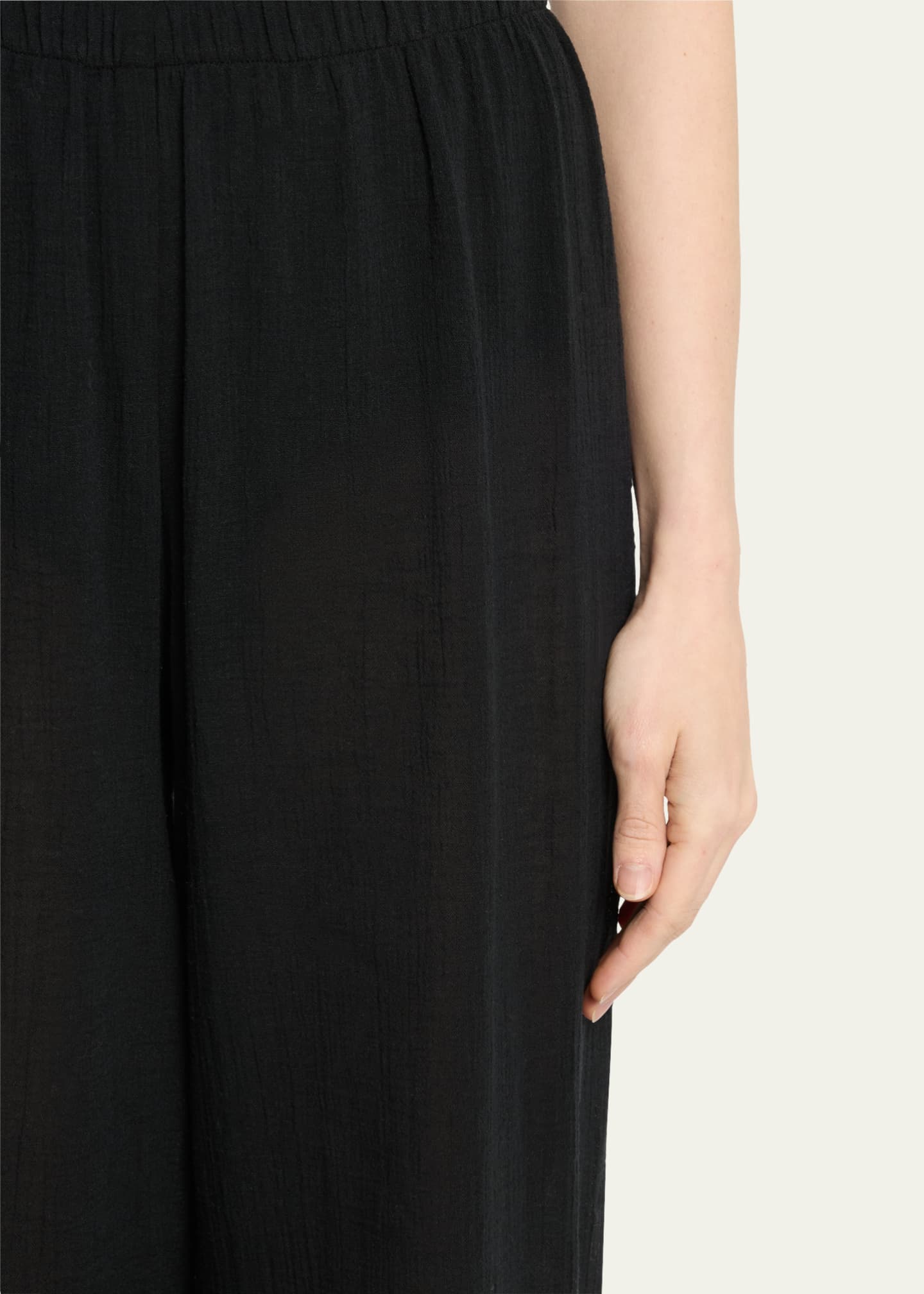 Andine Cavani Wide-Leg Cotton Gauze Pants Image 5 of 5