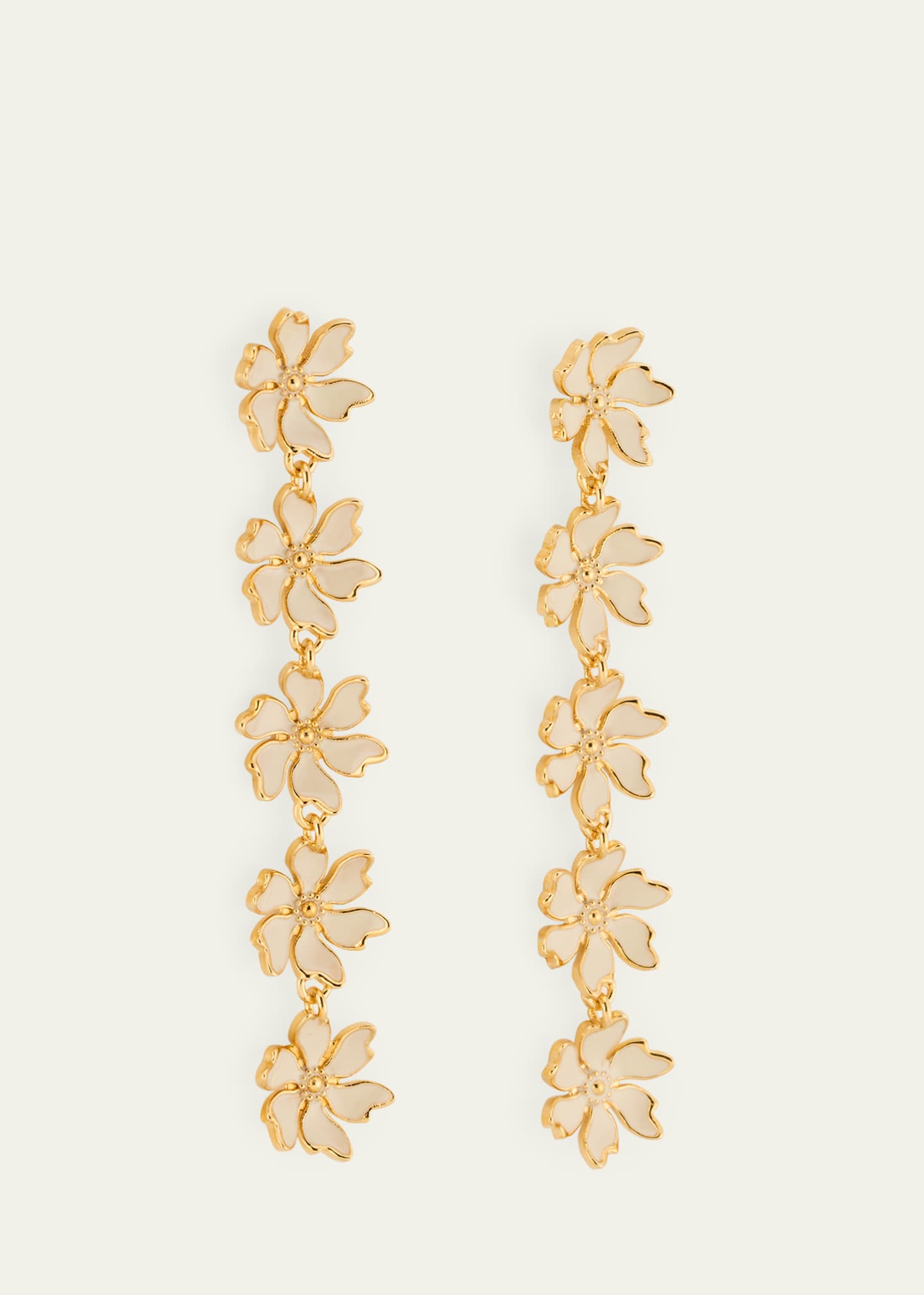 Oscar de la Renta Cherry Blossom 5-Drop Earrings Image 3 of 4