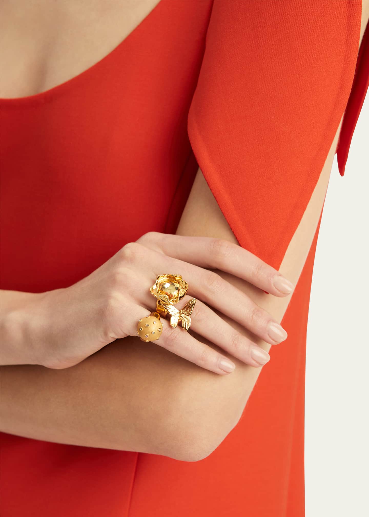Oscar de la Renta Butterfly Cuff Ring Image 4 of 4