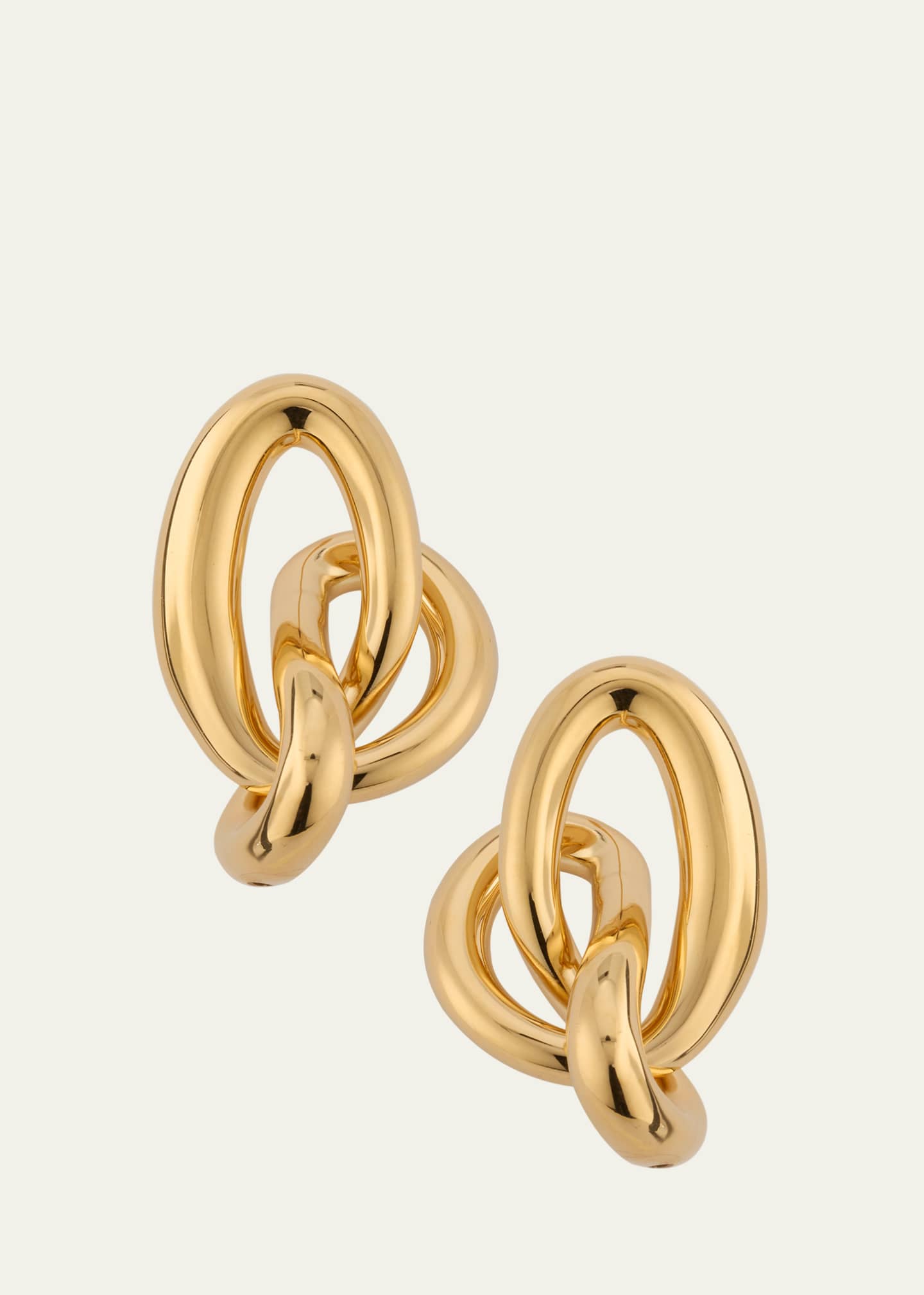 Oscar de la Renta Twisted Knot Stud Earrings Image 1 of 4
