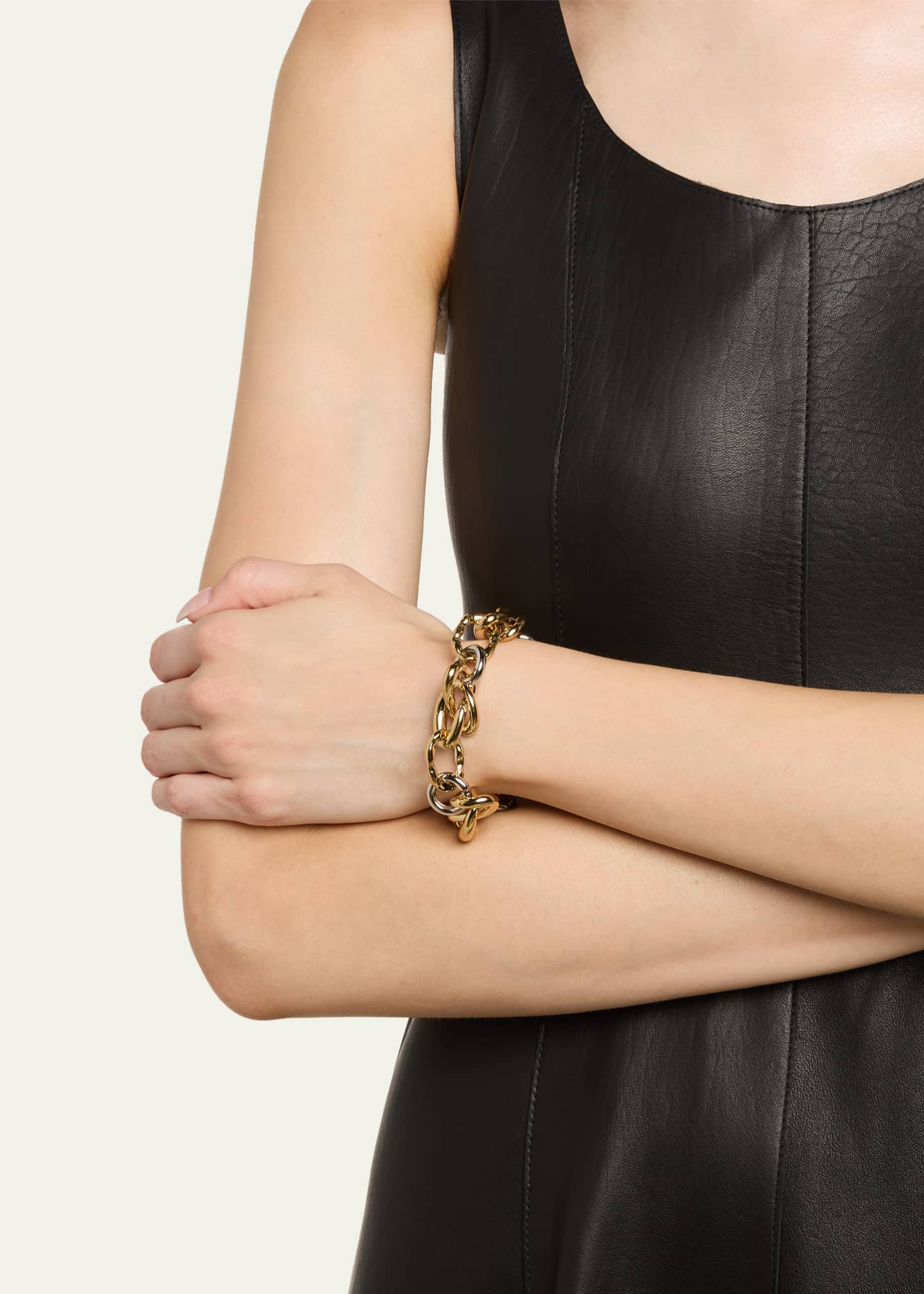 Oscar de la Renta Twisted Knot Chain Bracelet Image 2 of 4