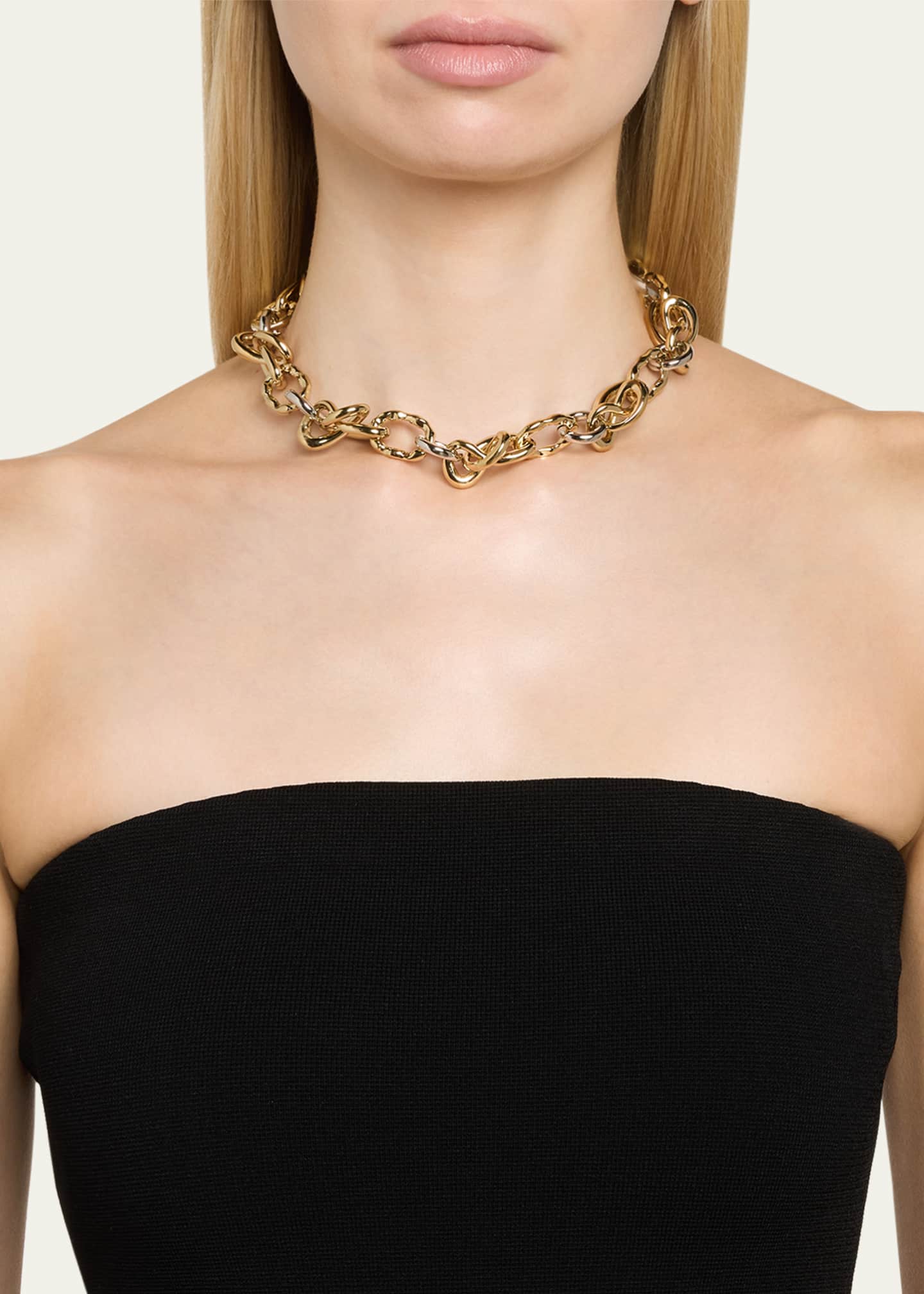 Oscar de la Renta Twisted Knot Necklace Image 2 of 4