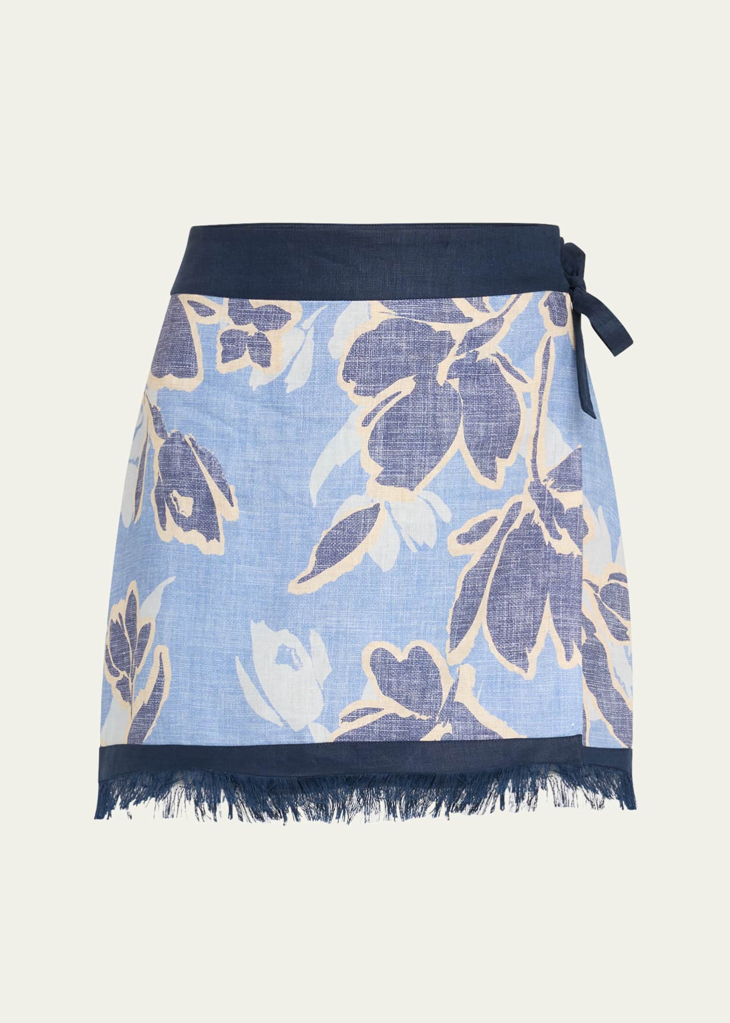 SIMKHAI Bethany Wrap Mini Skirt Image 1 of 5