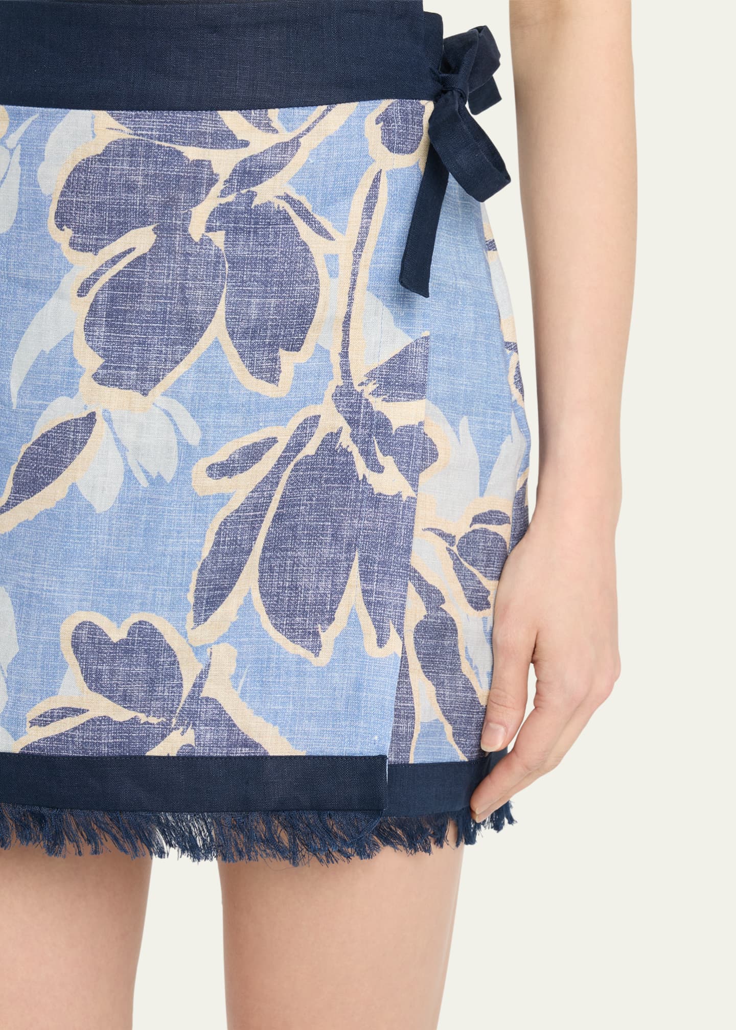 SIMKHAI Bethany Wrap Mini Skirt Image 5 of 5
