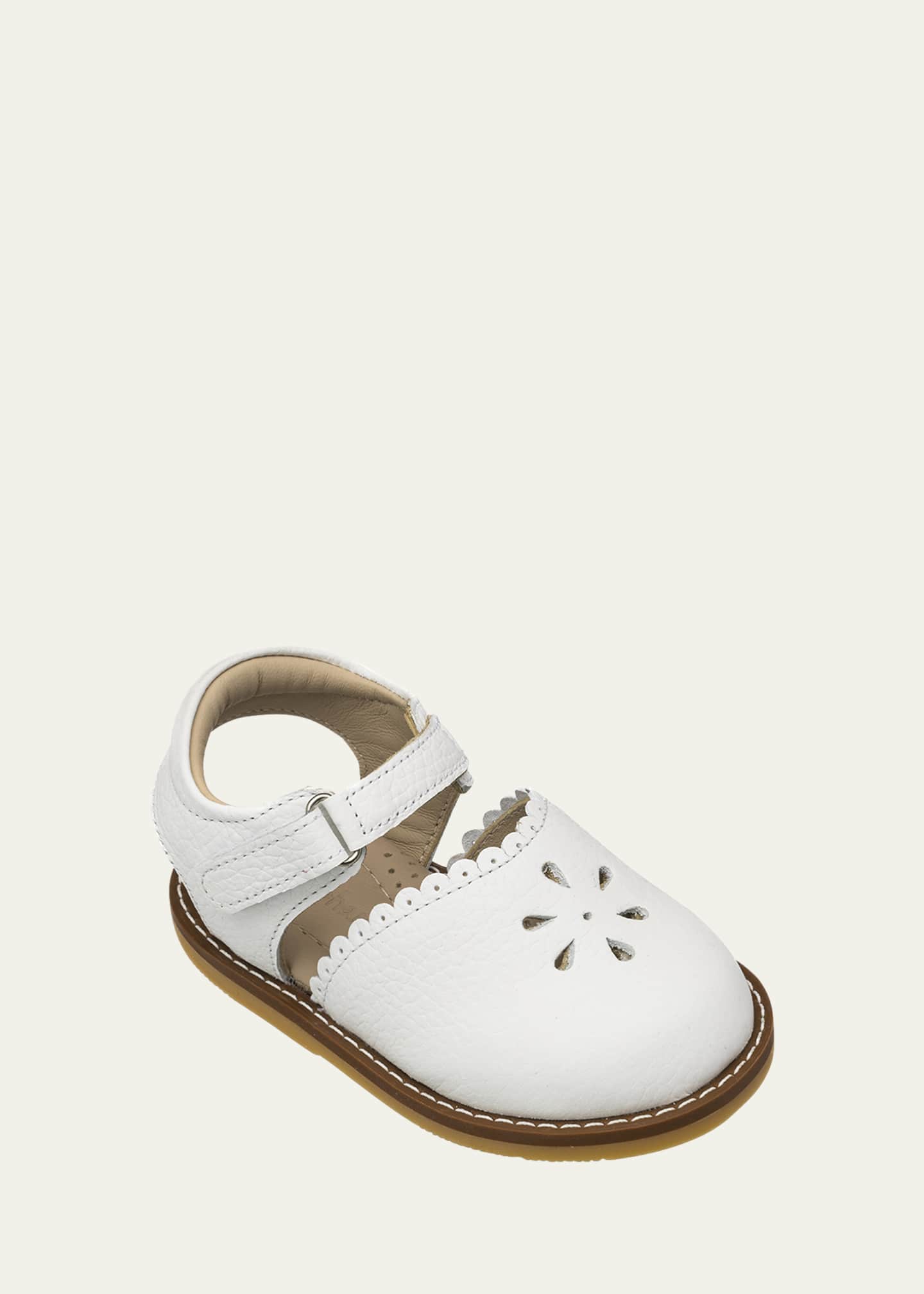 Elephantito Girl's Bellis Leather Mary Jane Shoes, Toddlers