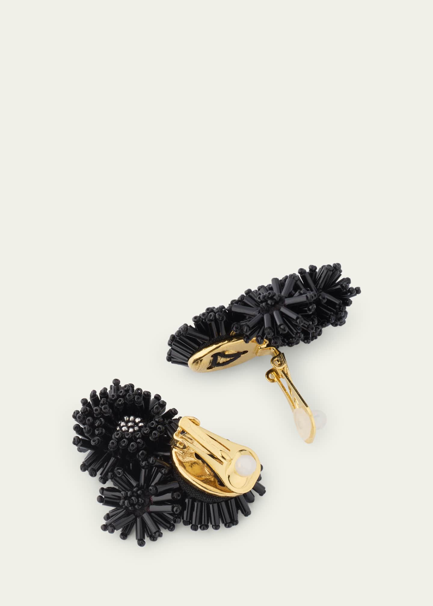 Oscar de la Renta Pom-Pom Flower Stud Earrings Image 4 of 4