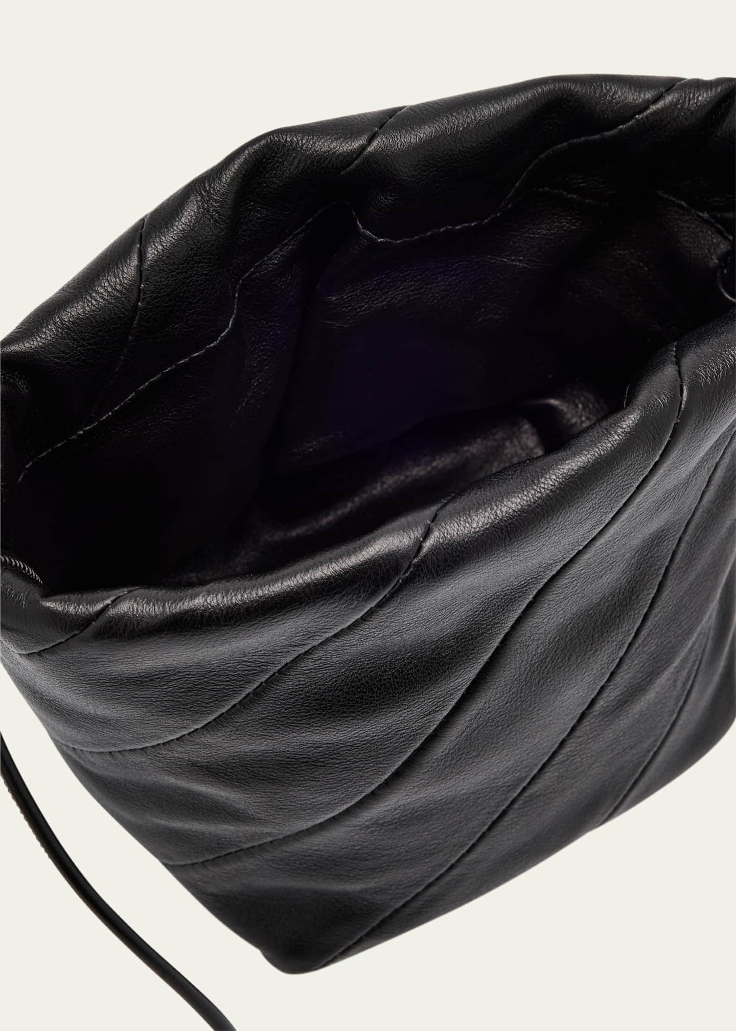 Maeden Miami Twisted Leather Drawstring Pouch Bag - Bergdorf Goodman