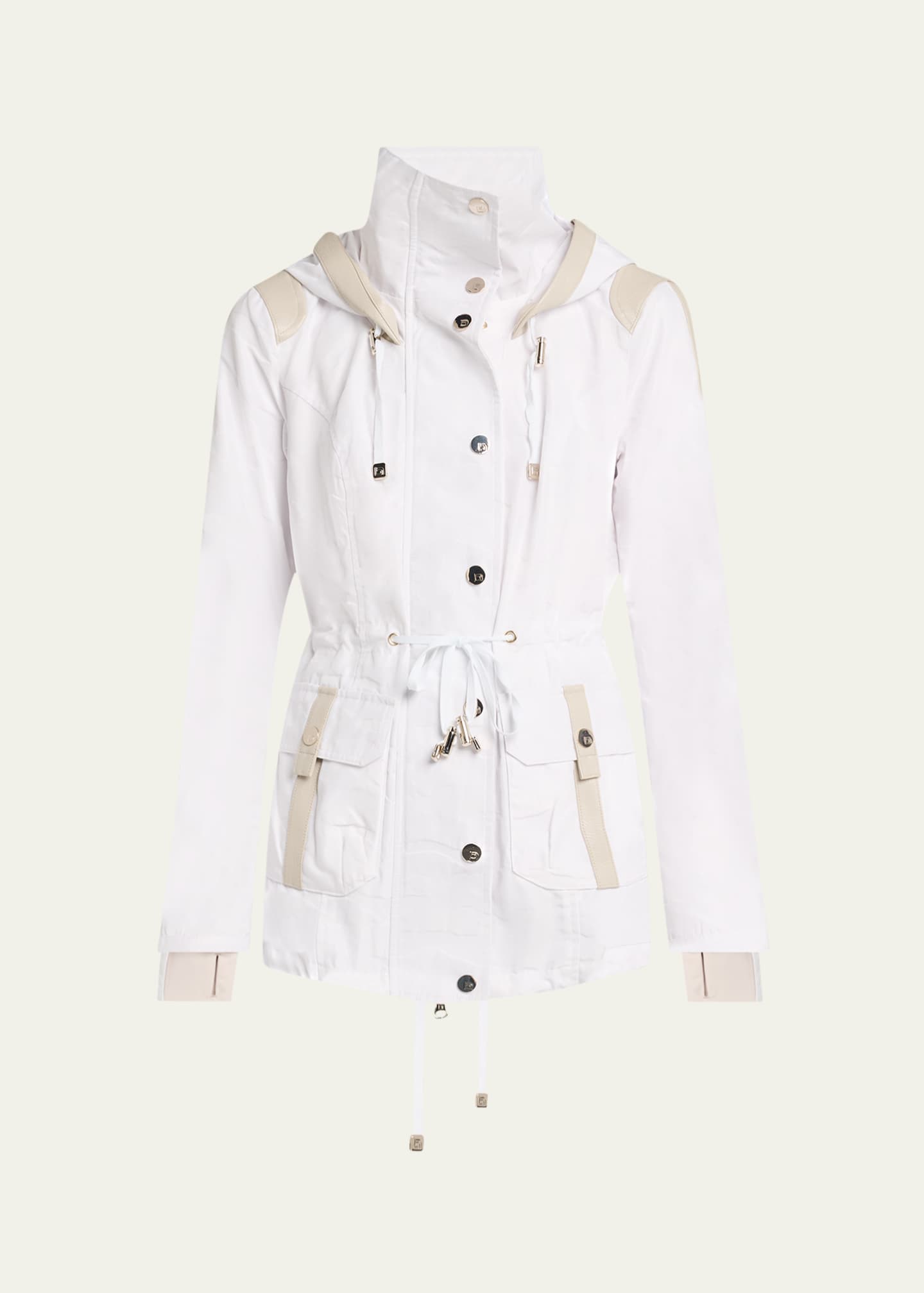 Blanc Noir Regina Hooded Anorak Jacket Image 1 of 5