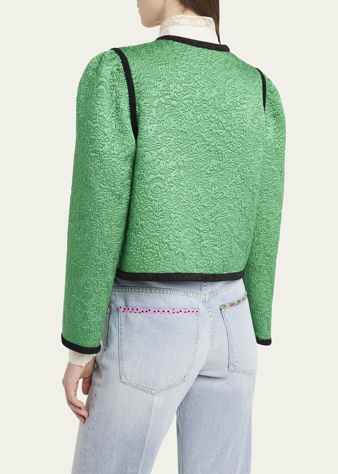 Valentino Garavani Floral Quilted Jacket Image 3 of 5