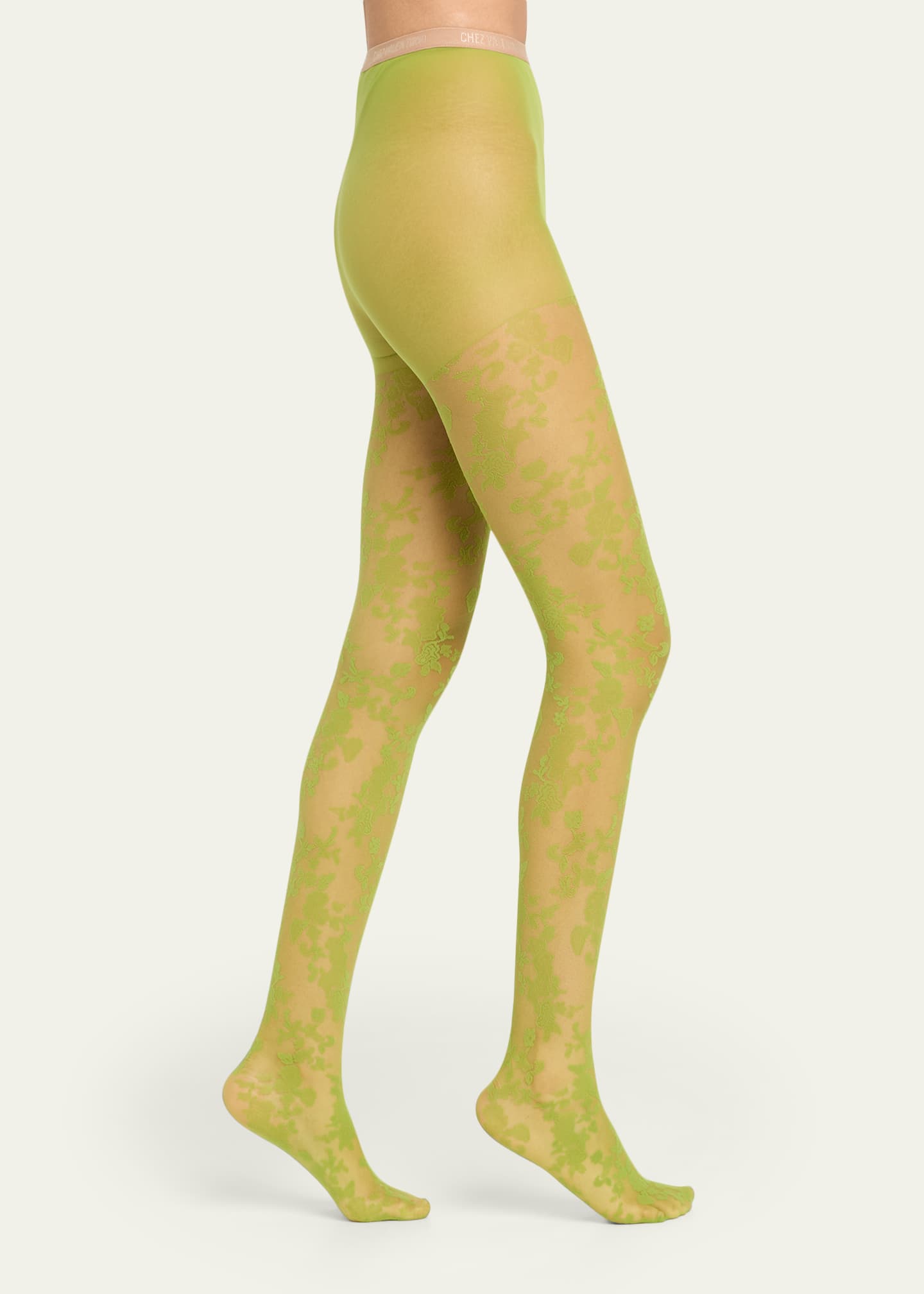 Valentino Garavani Lace Tights Image 1 of 3