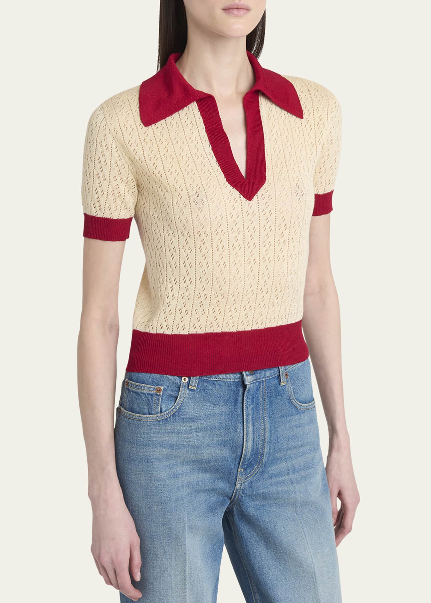 VALENTINO GARAVANI Embellished ribbed wool sweater | NET-A