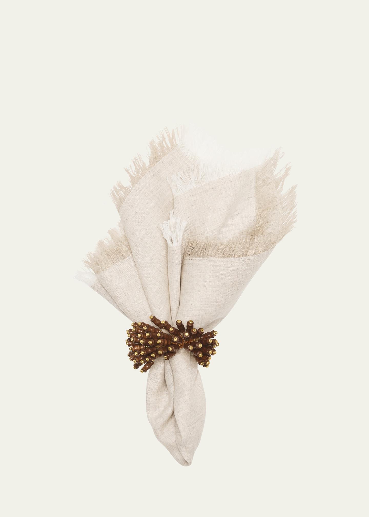 Kim Seybert Chambray Fringe Napkin - Bergdorf Goodman