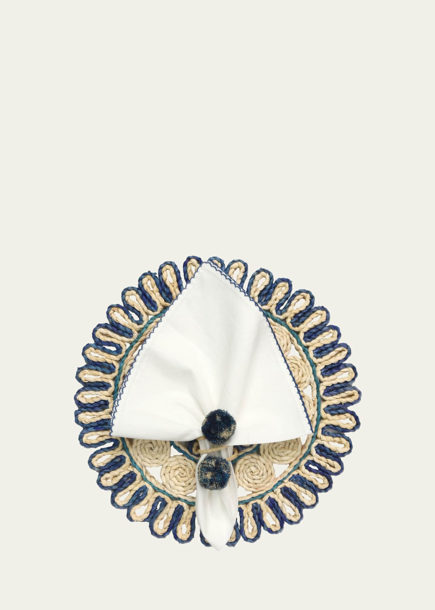 Kim Seybert Casbah Raffia Napkin Ring Image 3 of 3