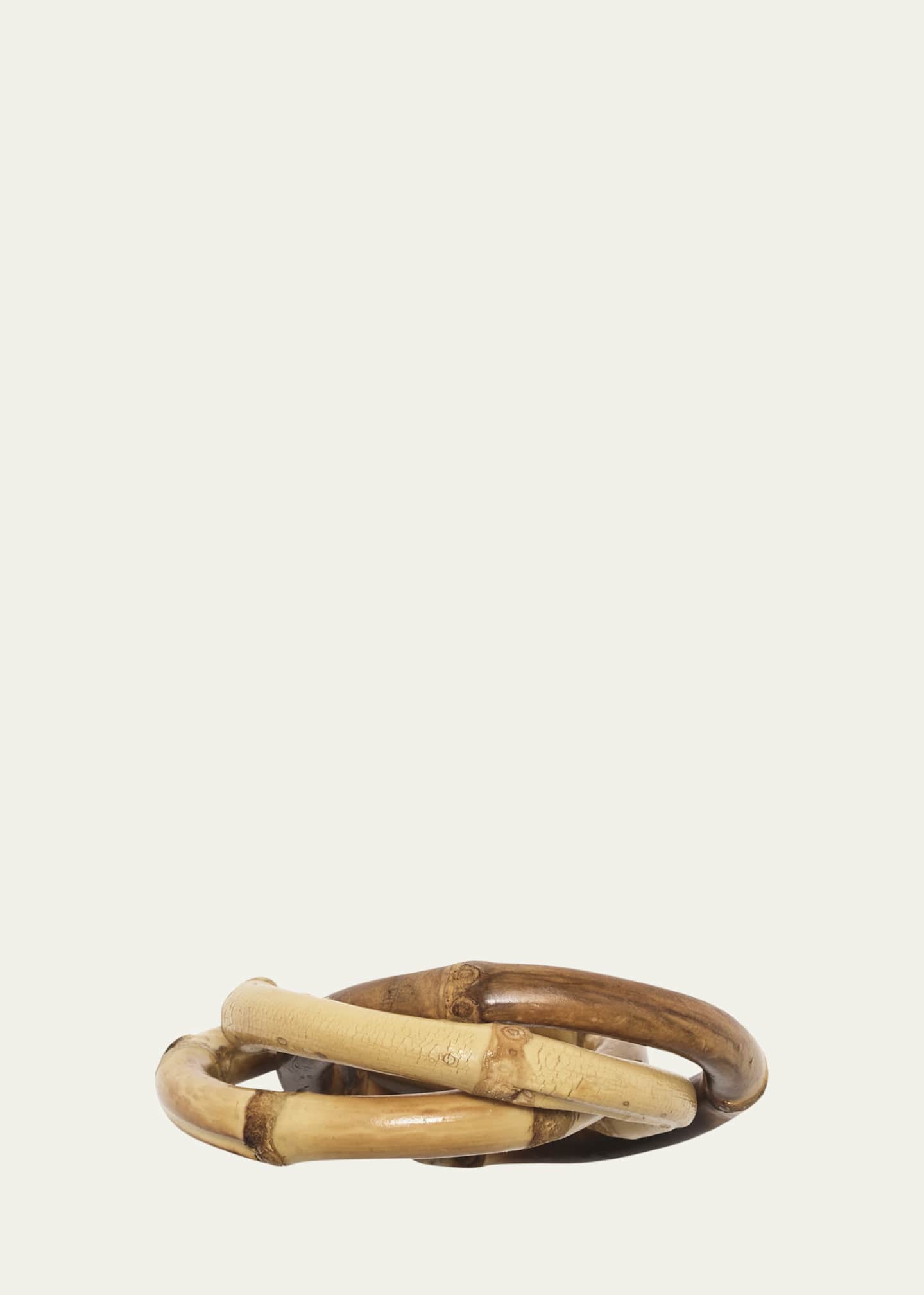 Kim Seybert Bamboo Trinity Napkin Ring Image 2 of 3