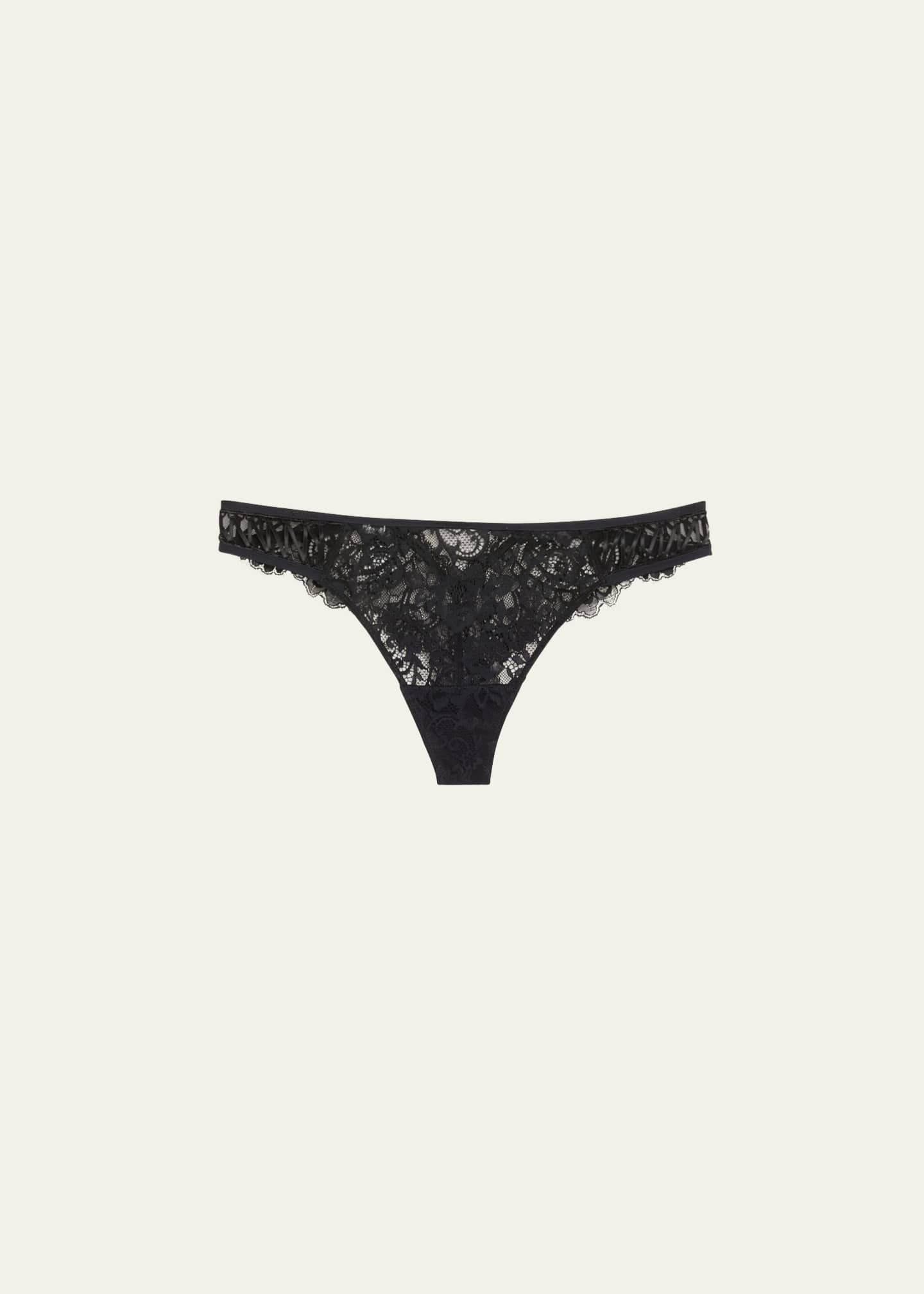 Lise Charmel Desirs De Venise Lace & Tulle G-String Image 1 of 2
