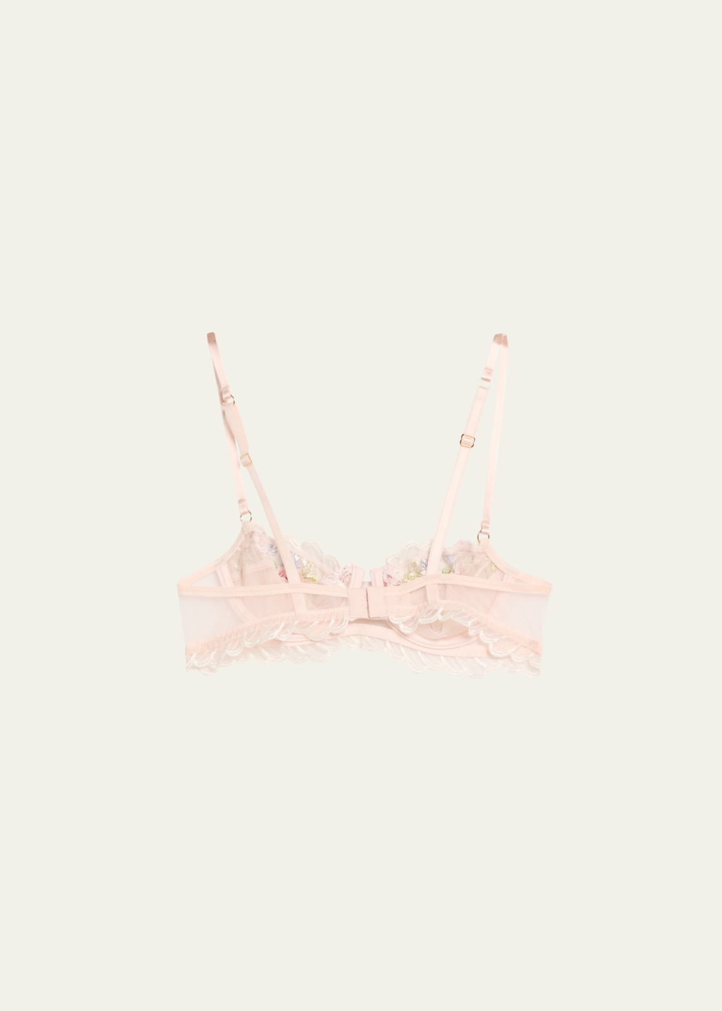 Lise Charmel Libertine en Fleurs Embroidered Tulle Demi Bra Image 2 of 2
