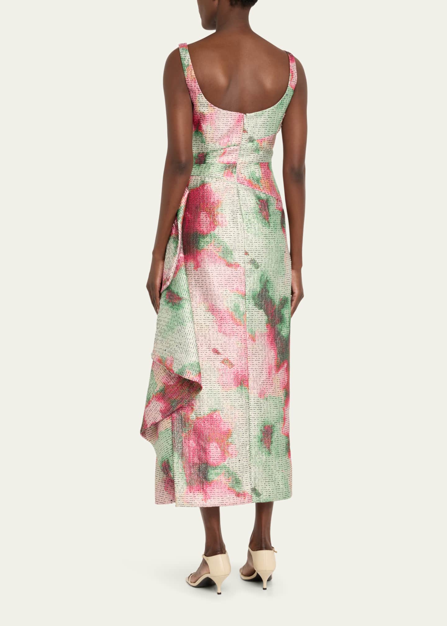 Florence Scoop-Neck Midi Sheath Dress