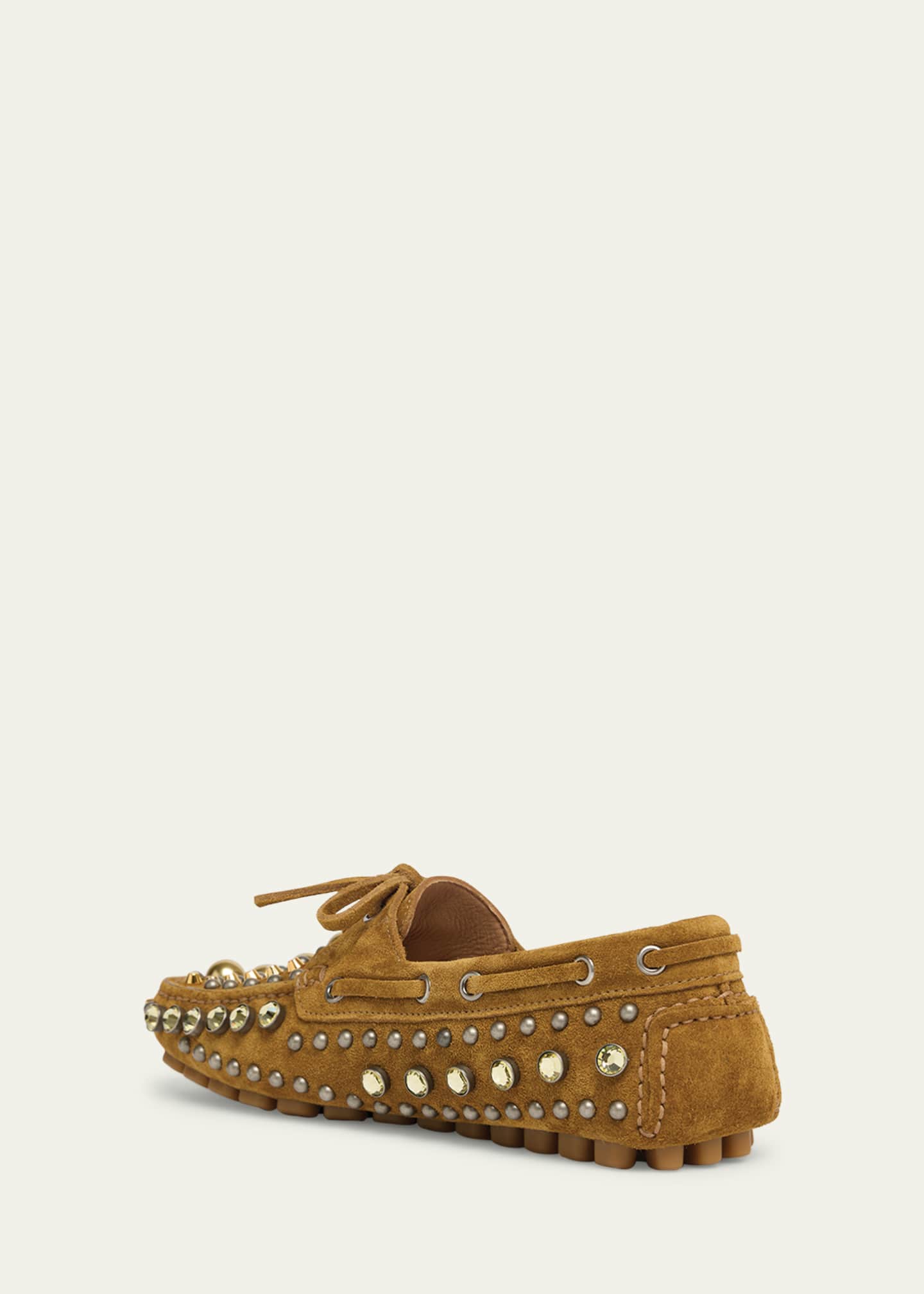 Valentino Garavani Fastaway Mix Studded Moccasins Image 2 of 4