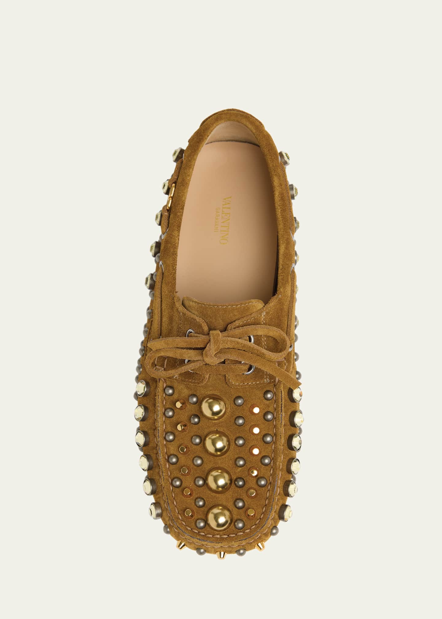 Valentino Garavani Fastaway Mix Studded Moccasins Image 4 of 4