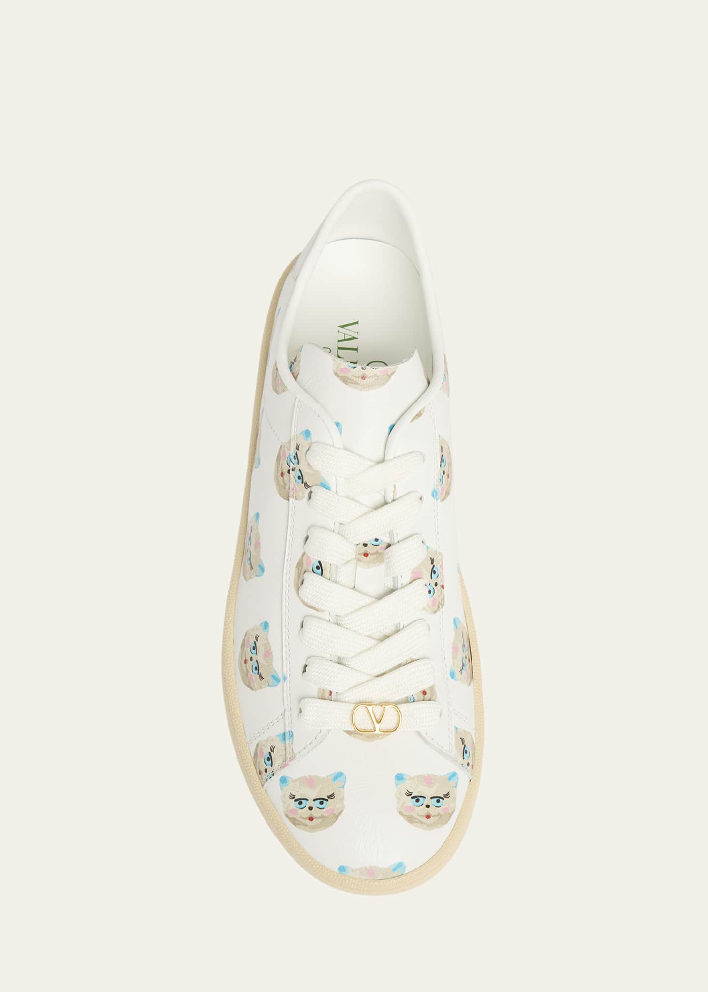 スニーカー Valentino Garavani 'Royco' Sneakers VALENTINO GARAVANI Royco leather sneakers | NET-A-PORTER