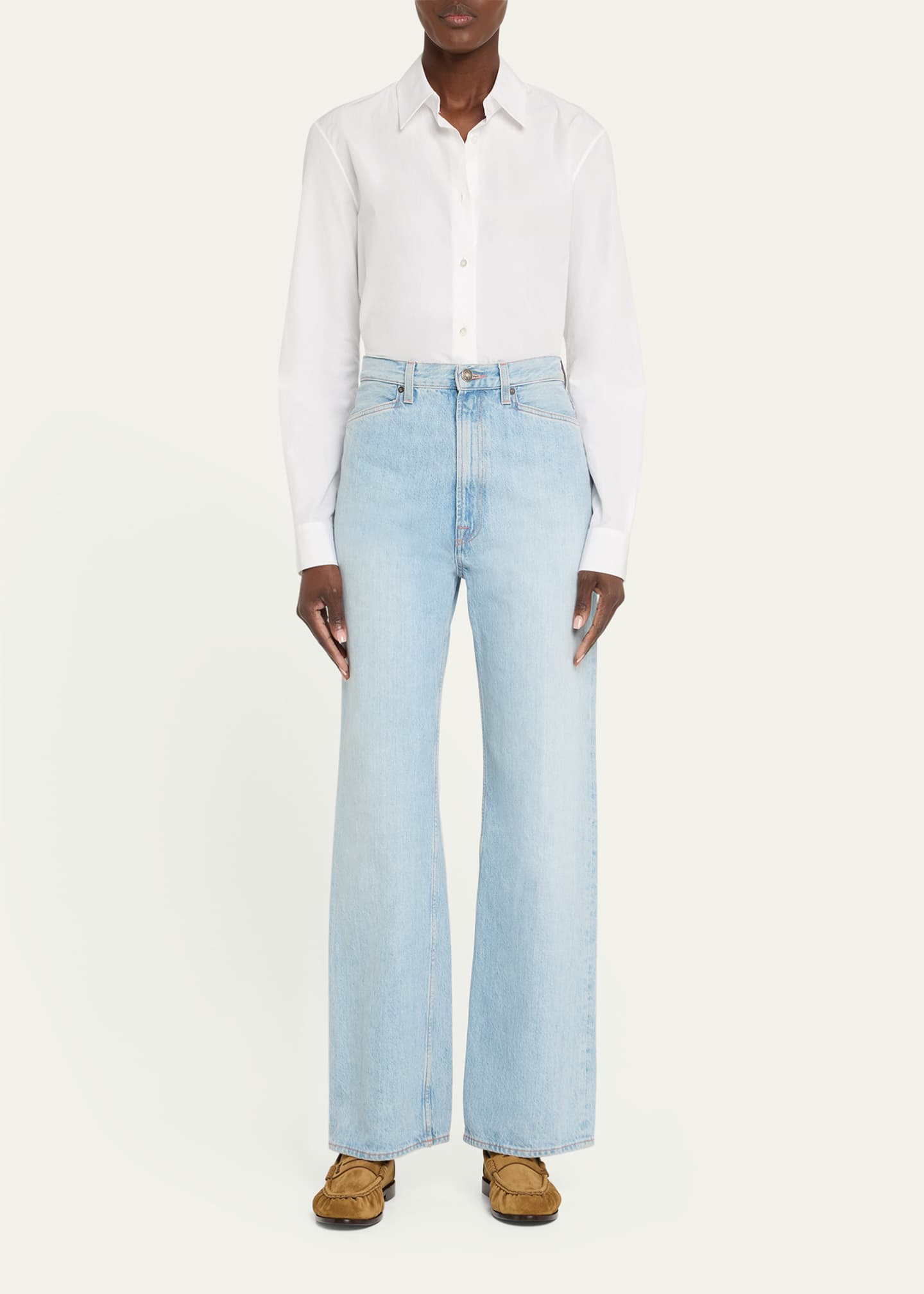 Saint Laurent Le Suede YSL Penny Loafers Image 3 of 6