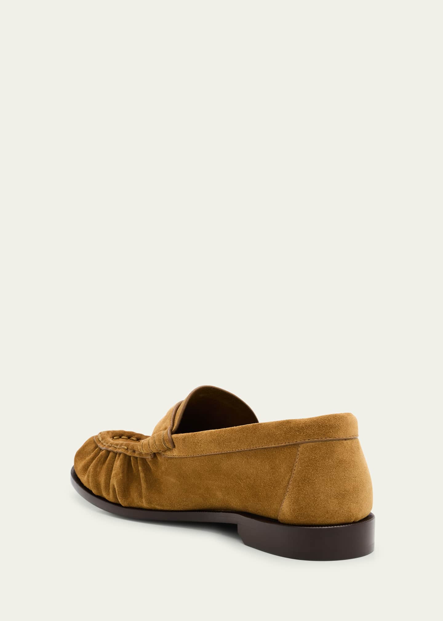 Saint Laurent Le Suede YSL Penny Loafers Image 4 of 6