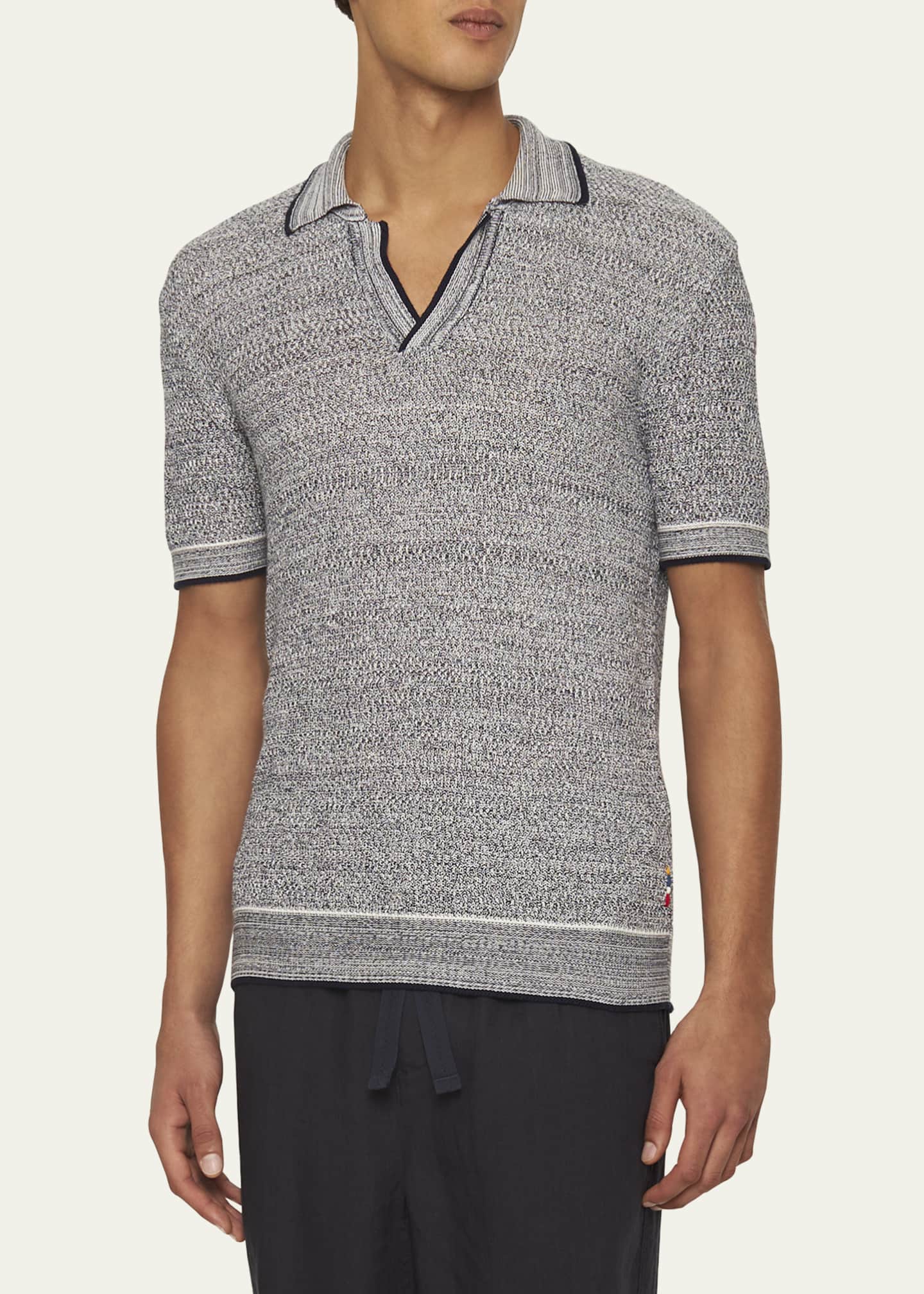 Orlebar Brown Men's Knit Polo Shirt Image 2 of 4