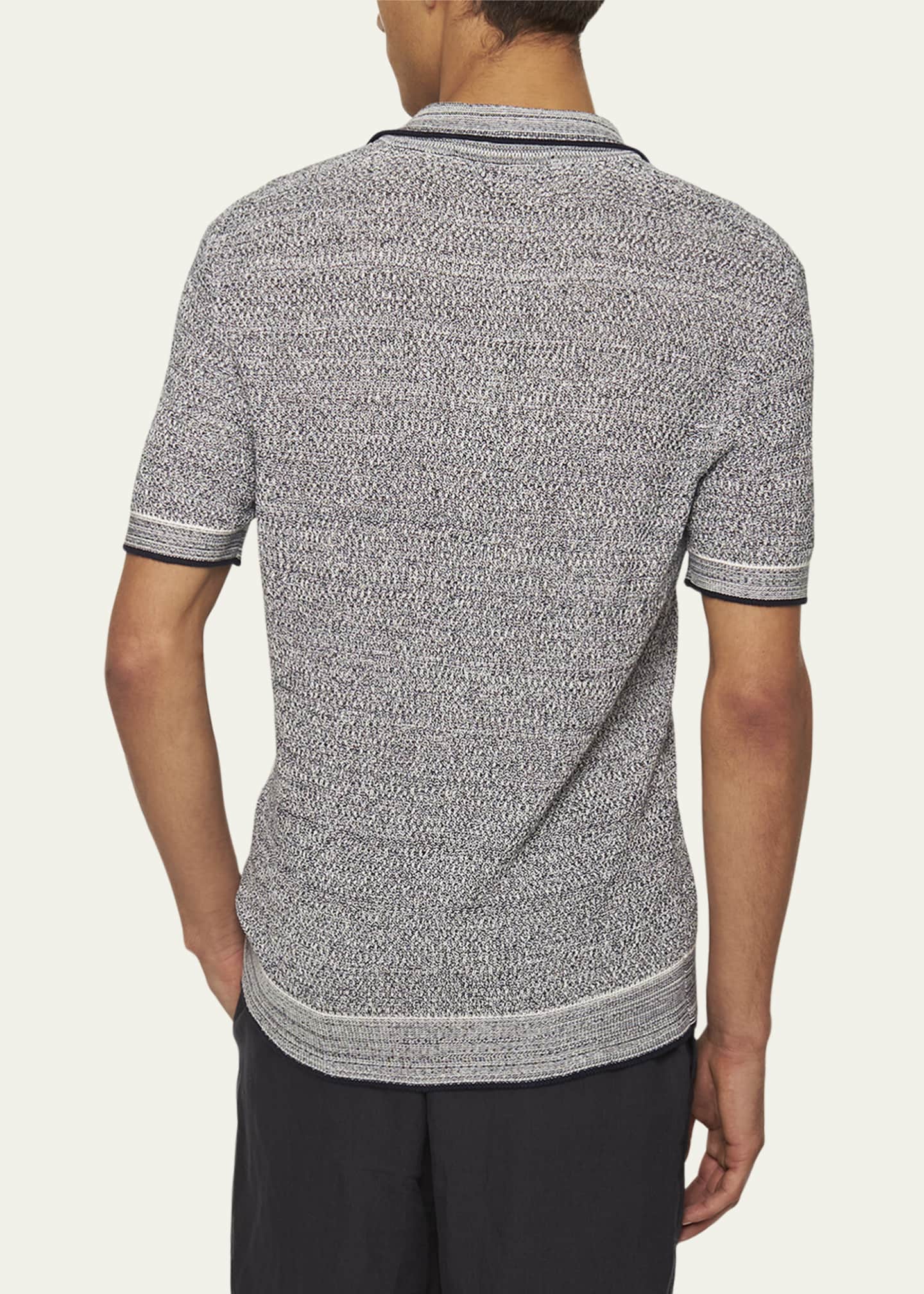 Orlebar Brown Men's Knit Polo Shirt Image 3 of 4