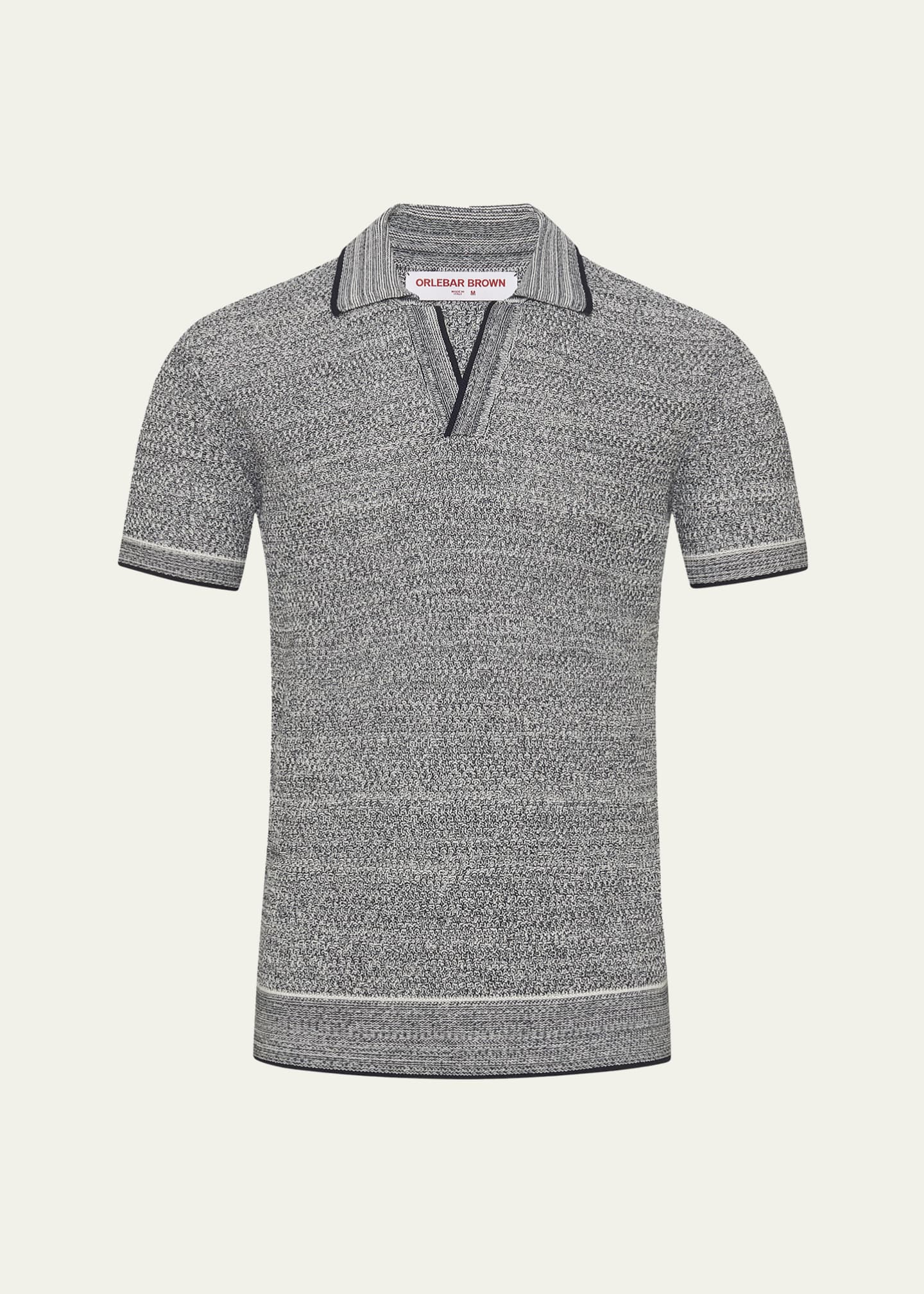 Orlebar Brown Men's Knit Polo Shirt Image 1 of 4