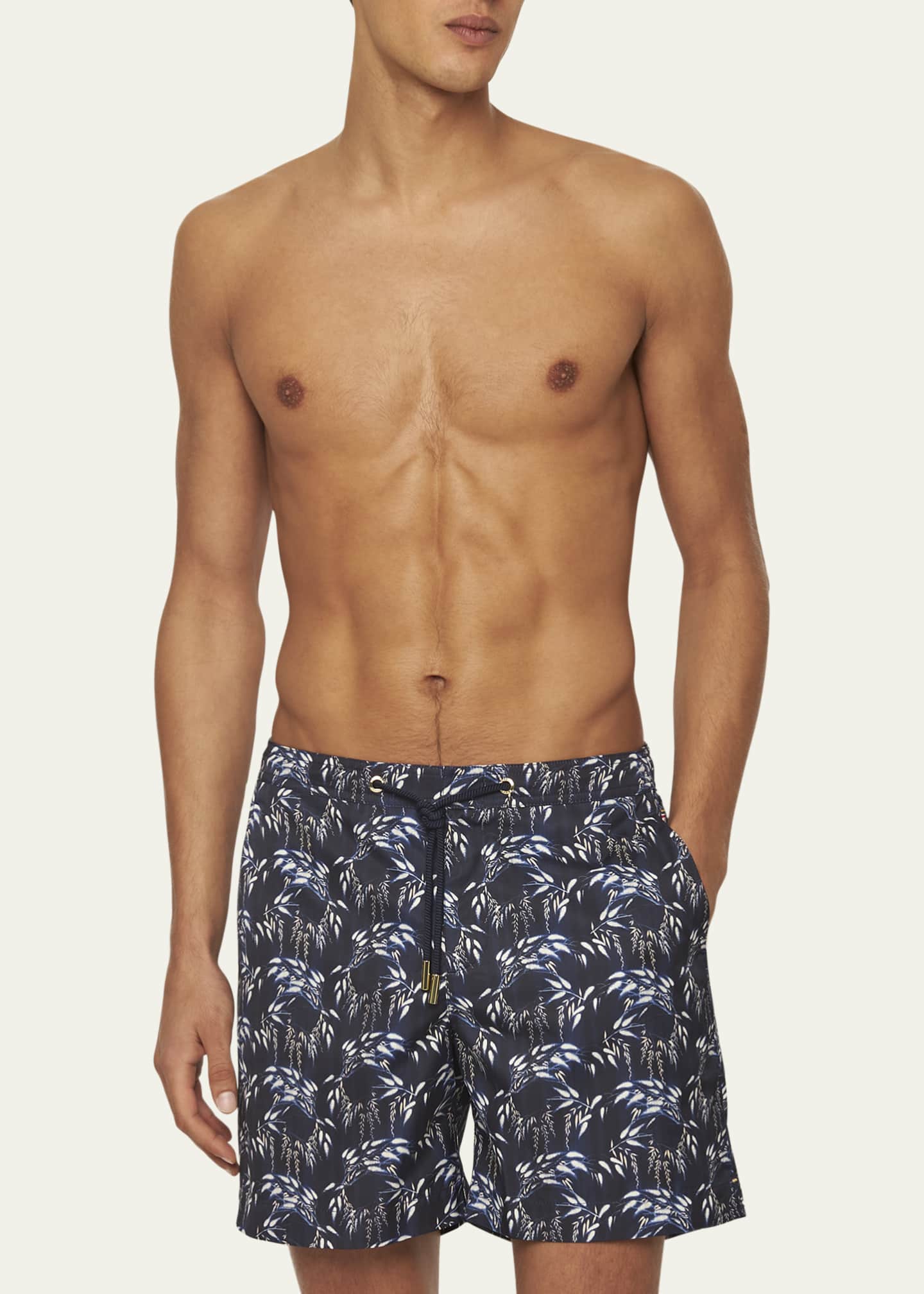 Orlebar Brown Men's Bulldog Catkin Print Drawcord Swim Shorts Image 2 of 4