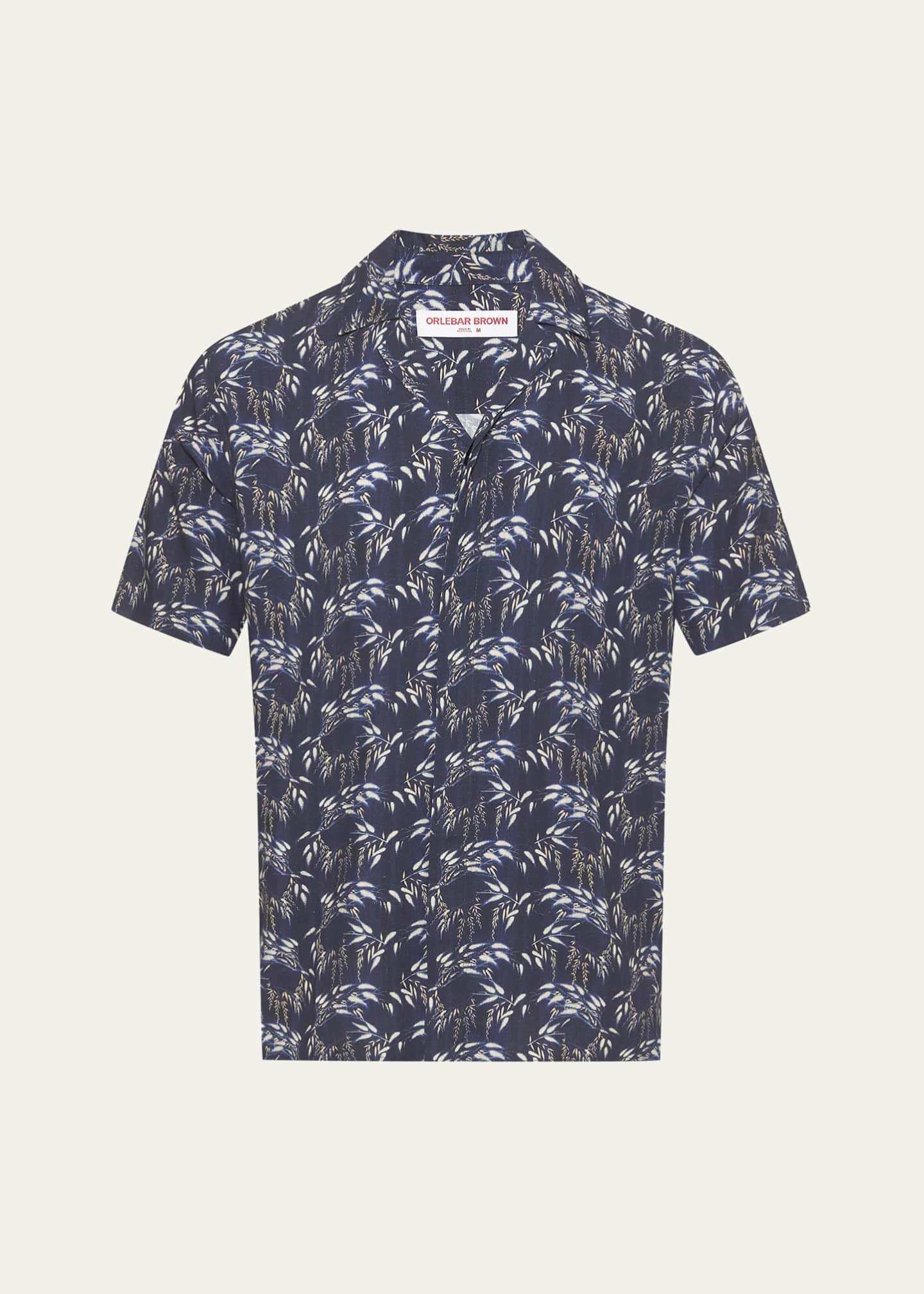 Orlebar Brown Men's Maitan Catkin Camp Shirt Image 1 of 4