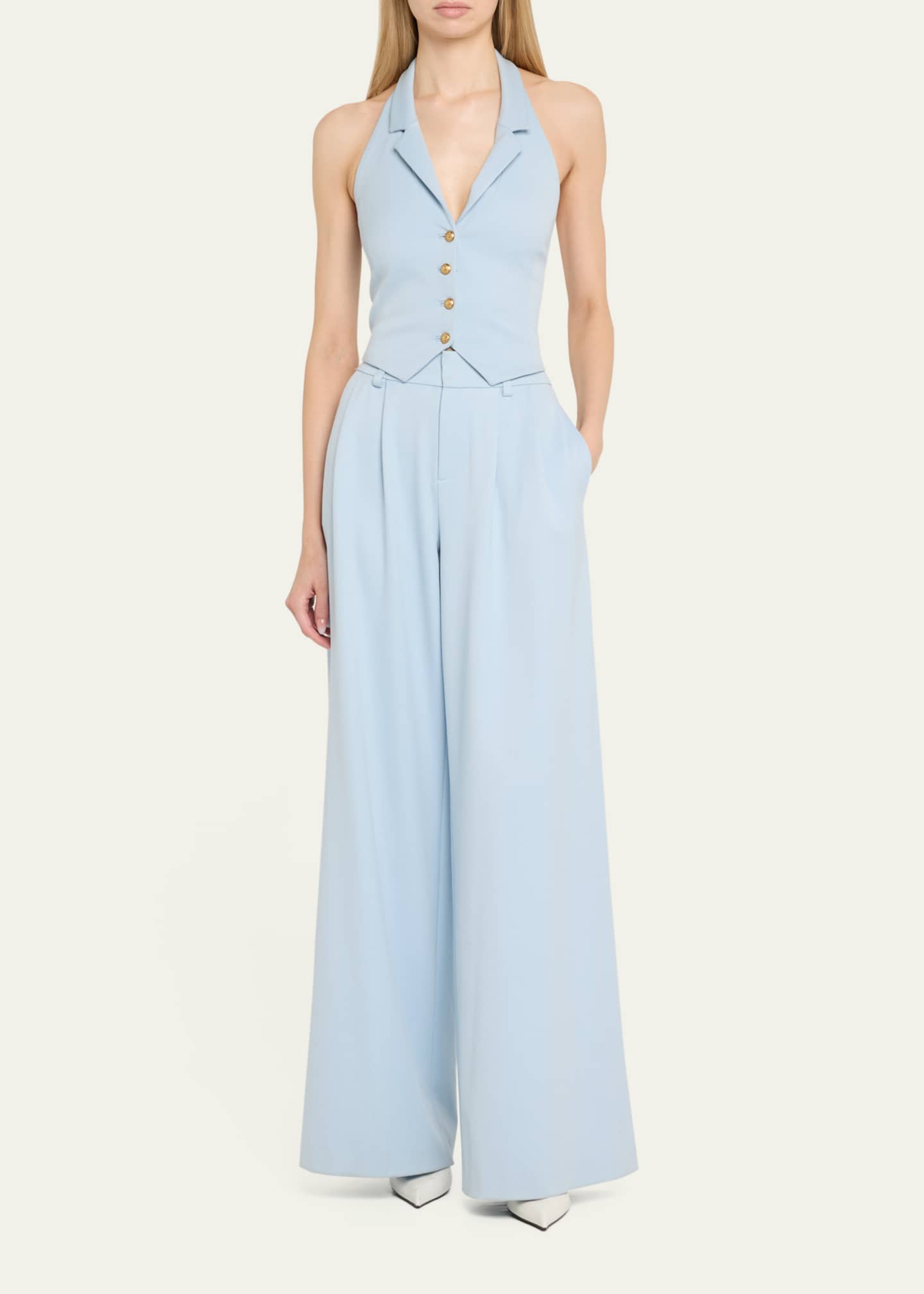 Alice + Olivia Kennedy Double-Pleated Trousers Image 2 of 5