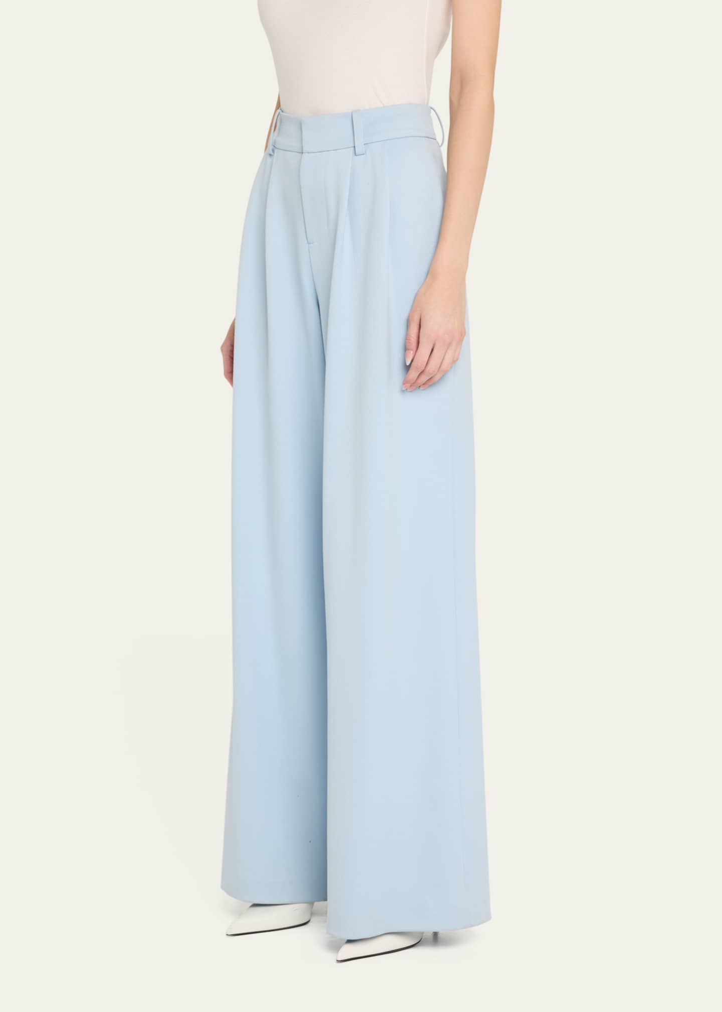 Alice + Olivia Kennedy Double-Pleated Trousers Image 4 of 5