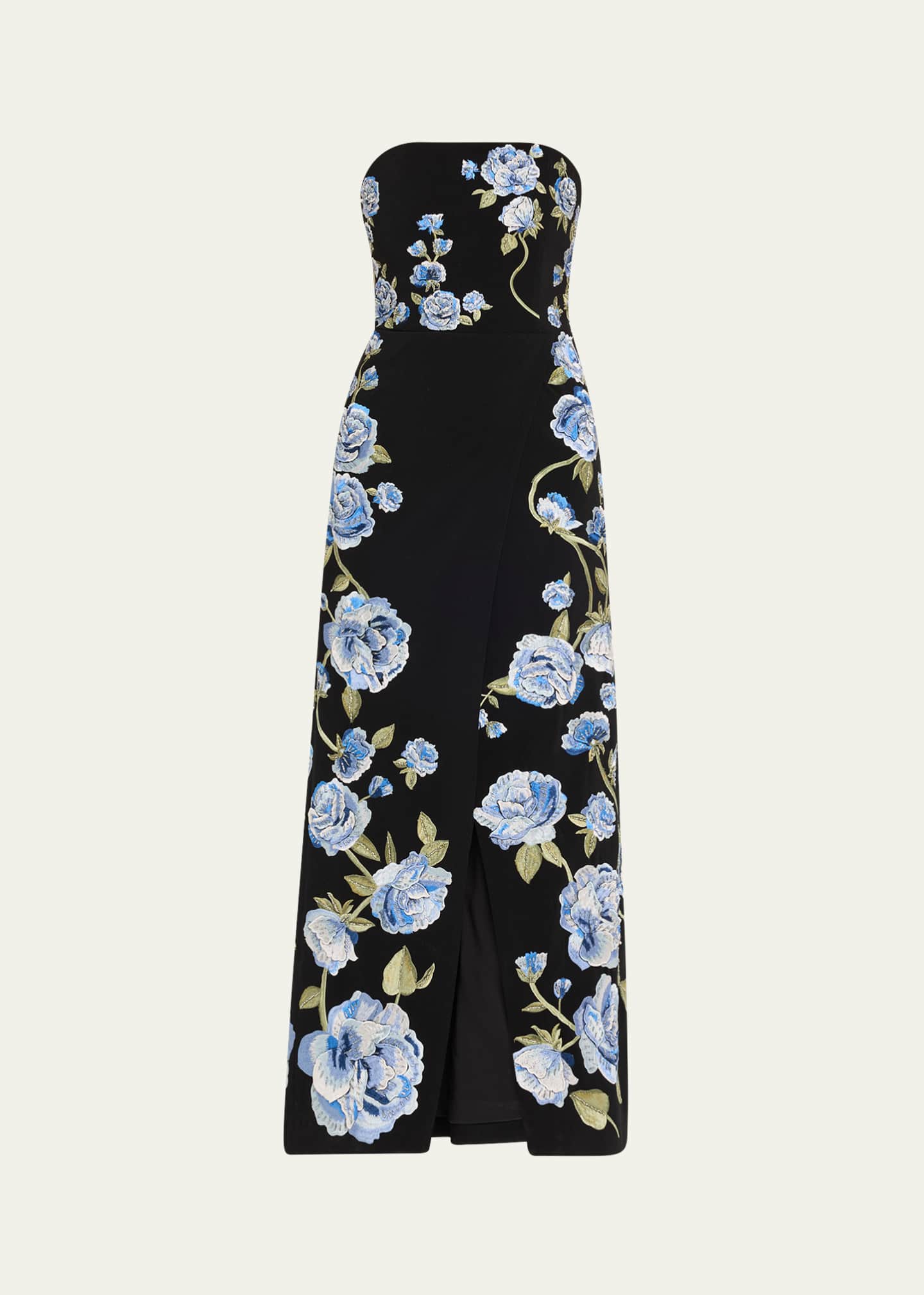 Alice + Olivia Jeri Embellished Romper with Overskirt Image 1 of 5