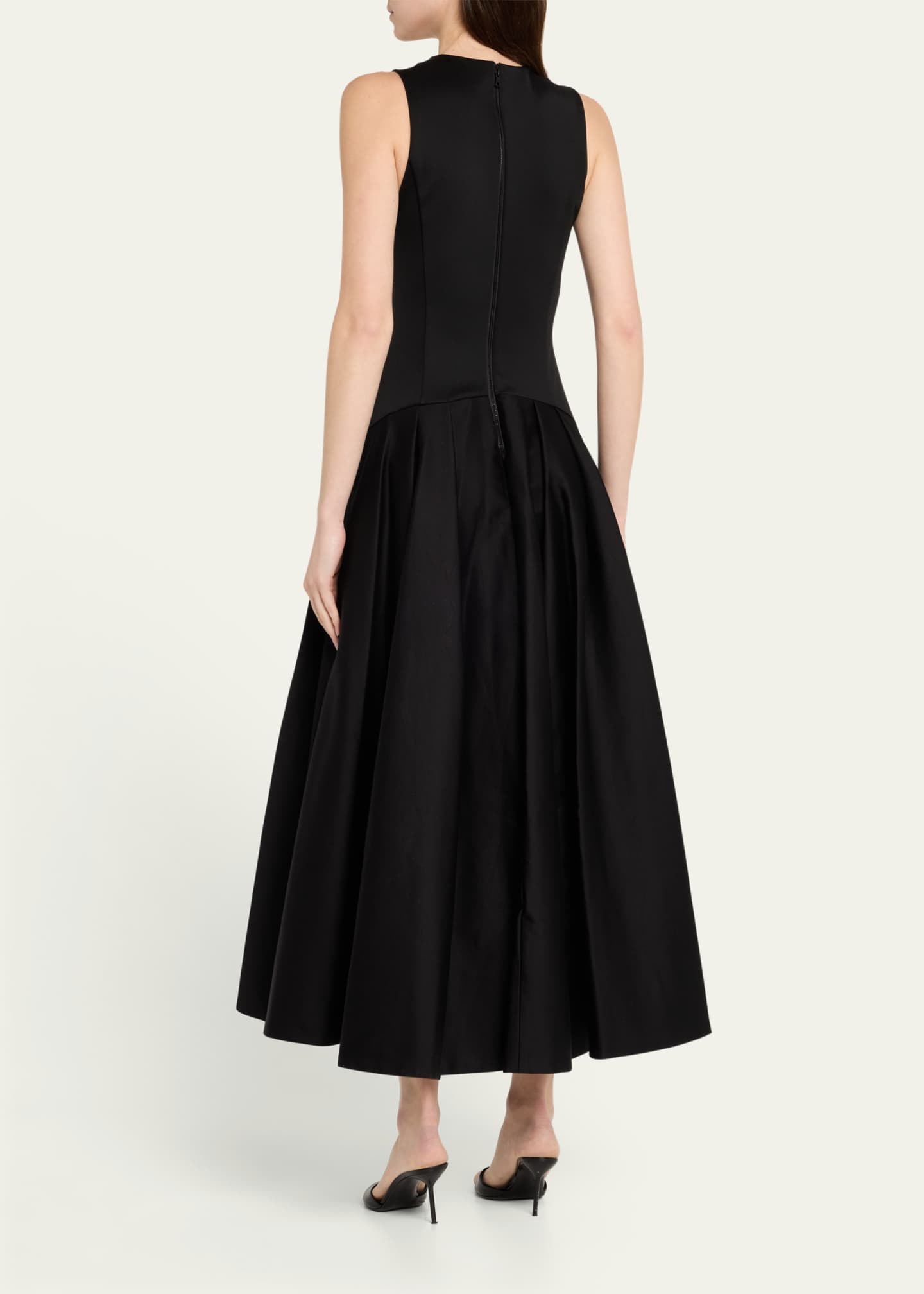Adley Drop-Waist Midi Dress