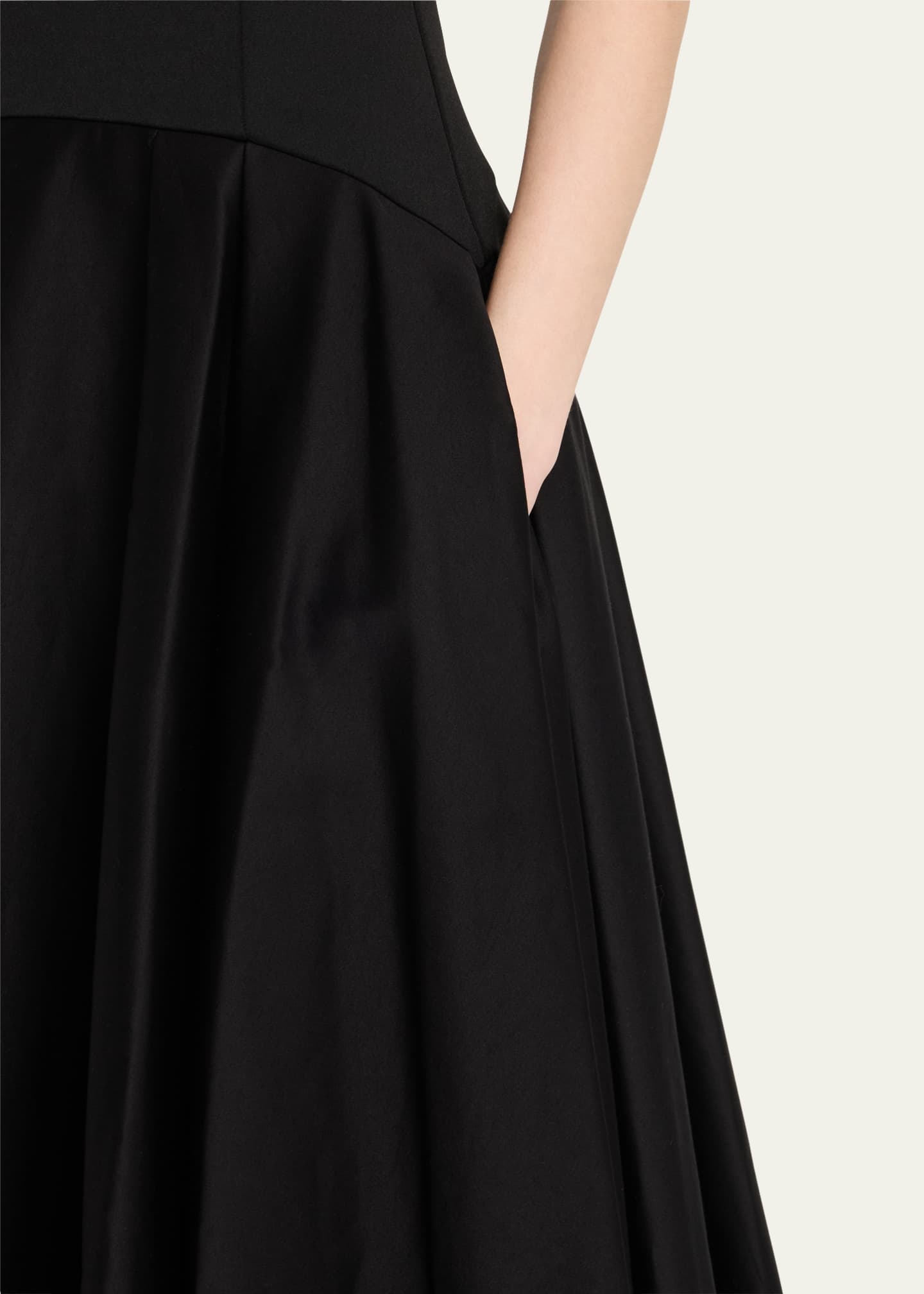 Adley Drop-Waist Midi Dress