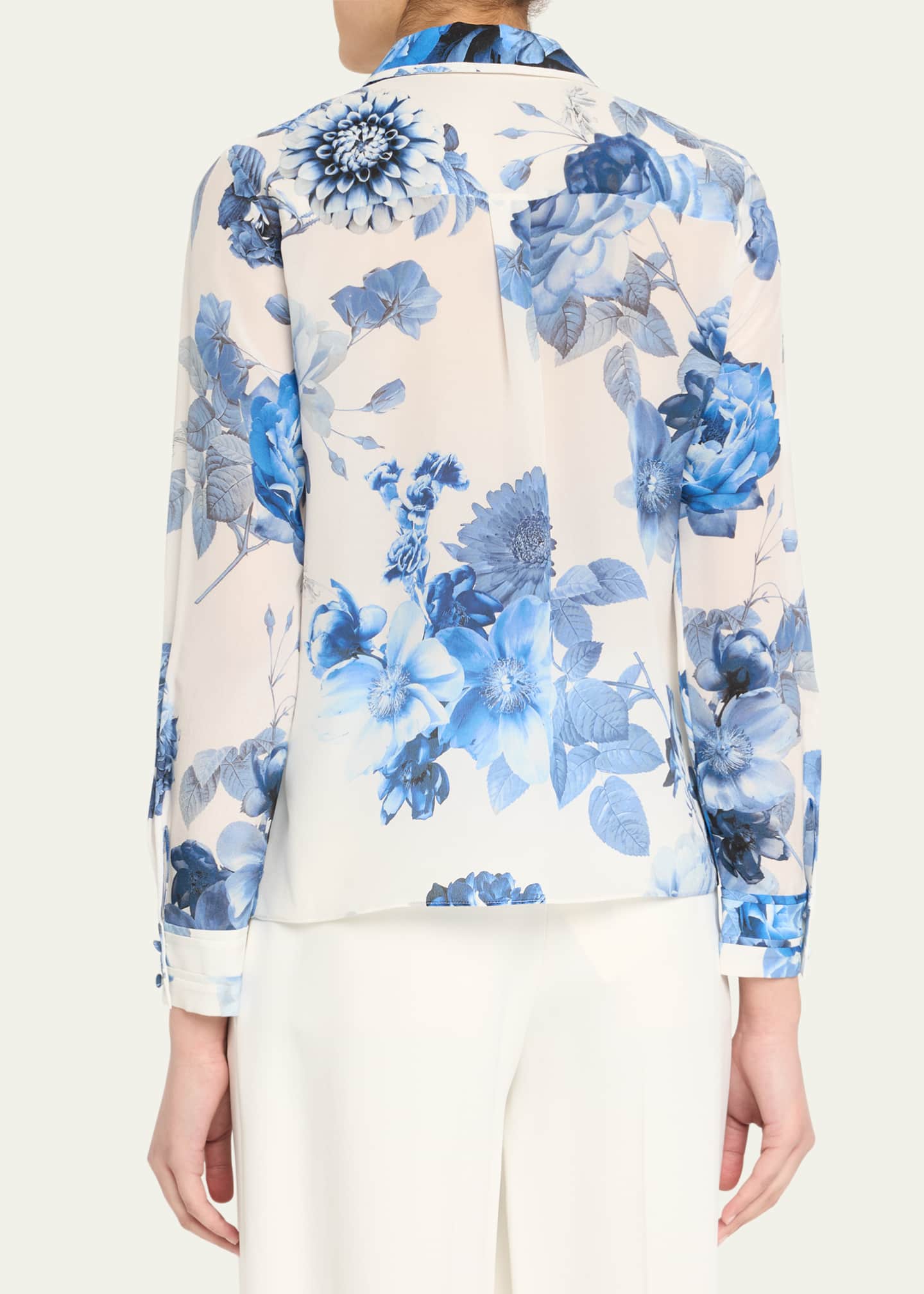 Willa Floral Placket Top - Thumbnail 3