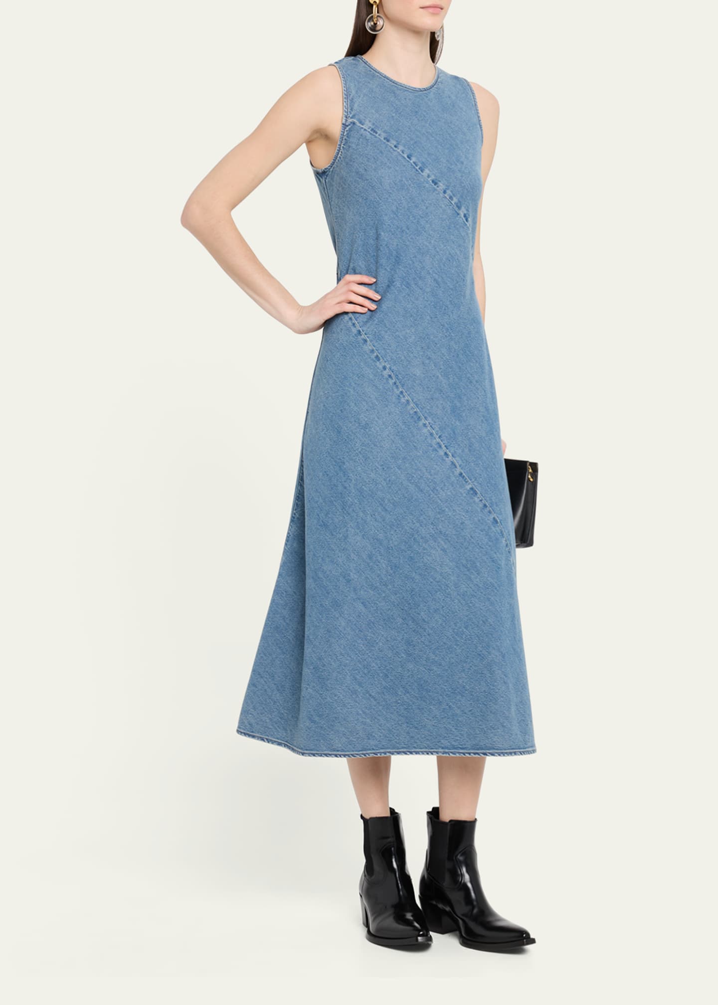 Rag & Bone Lisbon Ultra Featherweight Denim Dress Image 2 of 5