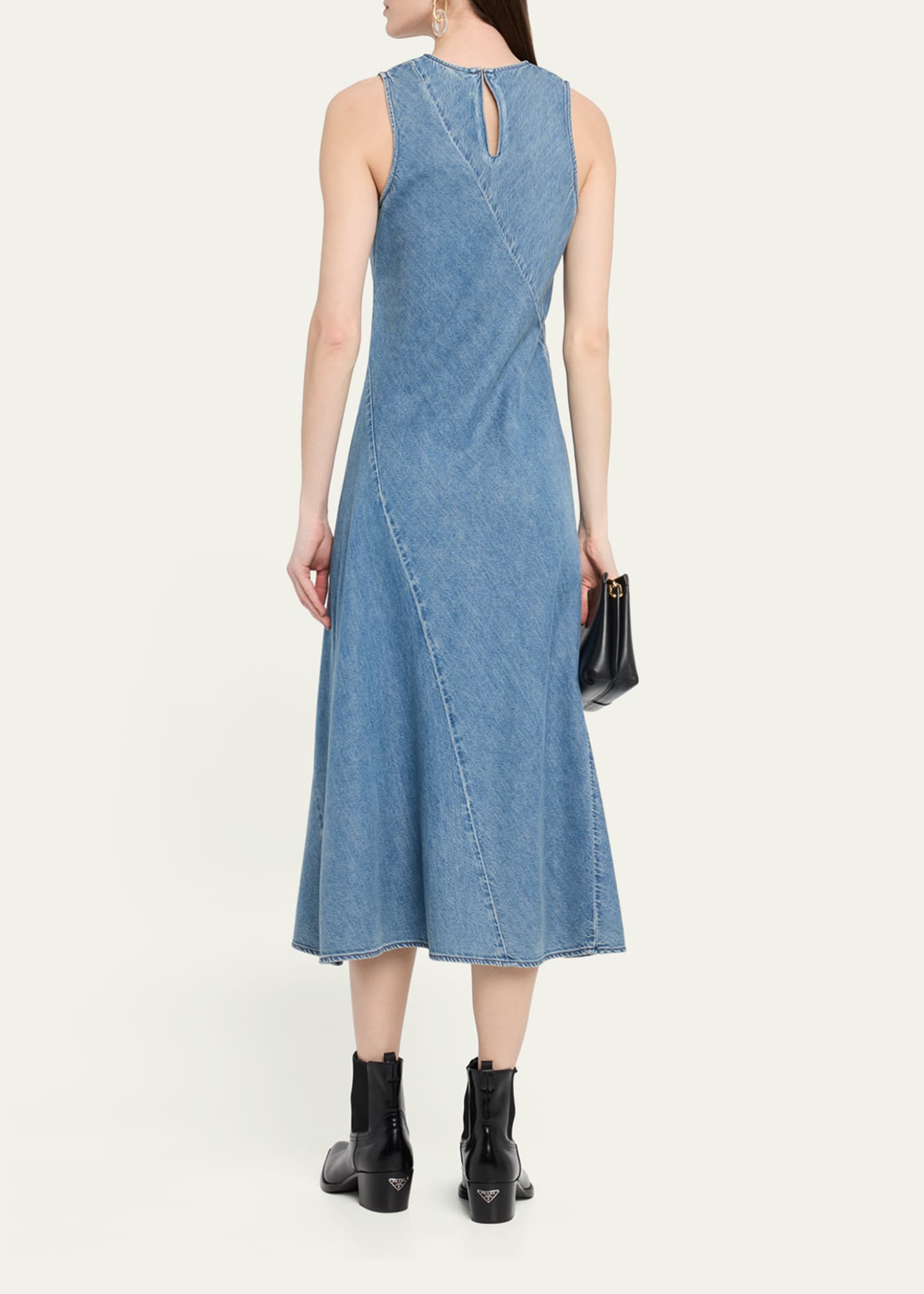 Rag & Bone Lisbon Ultra Featherweight Denim Dress Image 3 of 5
