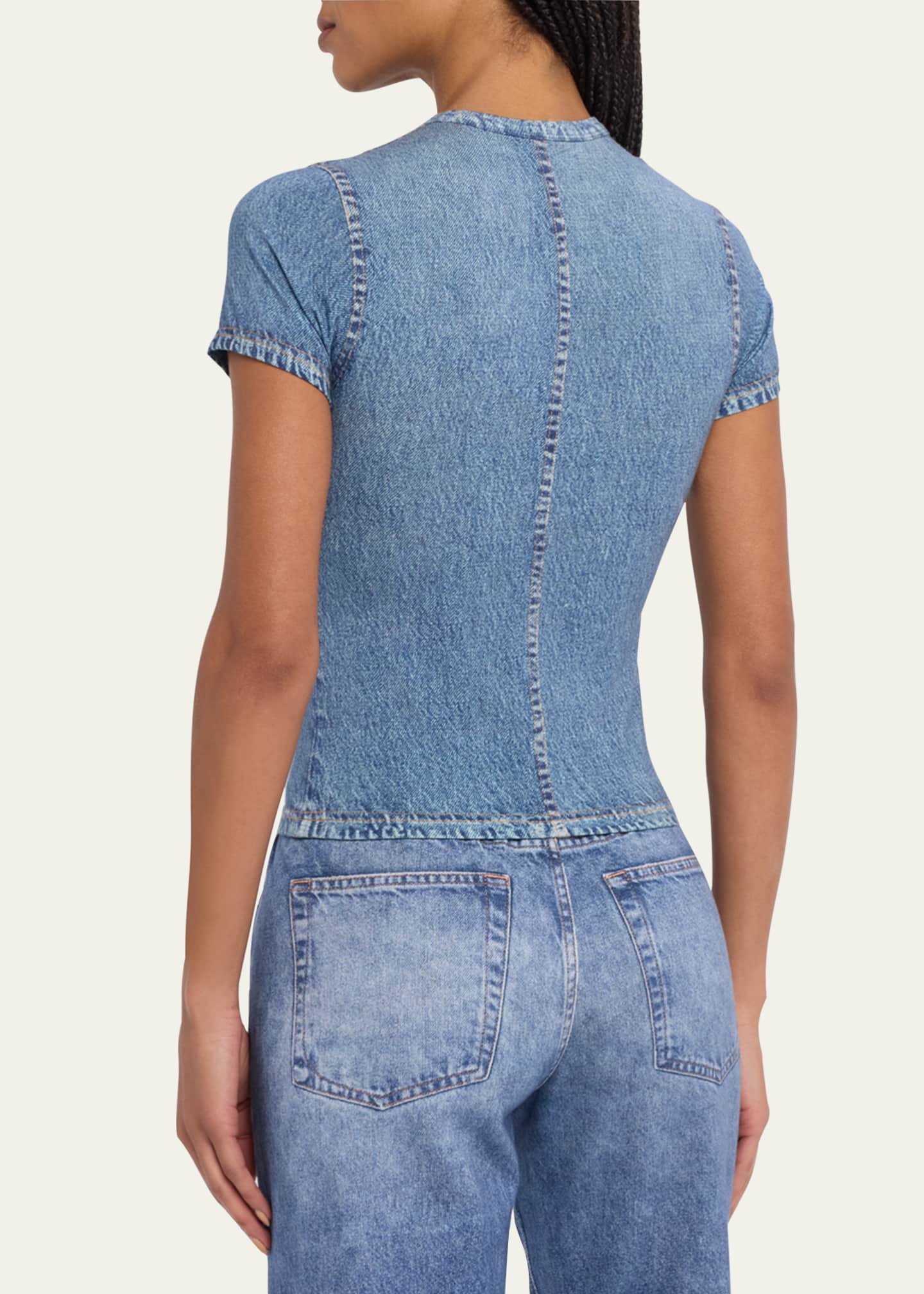 Rag & Bone Miramar Jersey Baby Tee Image 3 of 5
