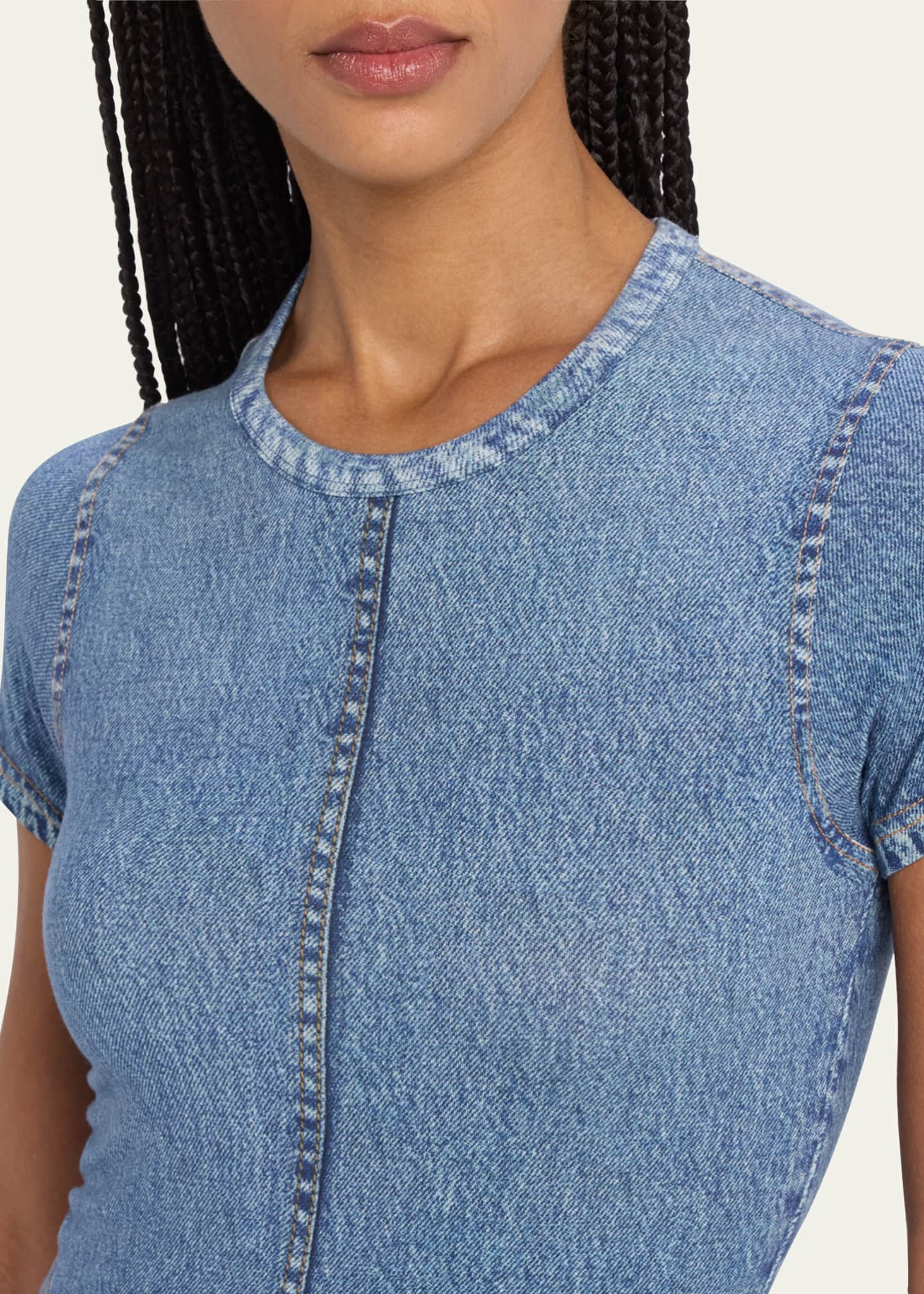 Rag & Bone Miramar Jersey Baby Tee Image 5 of 5