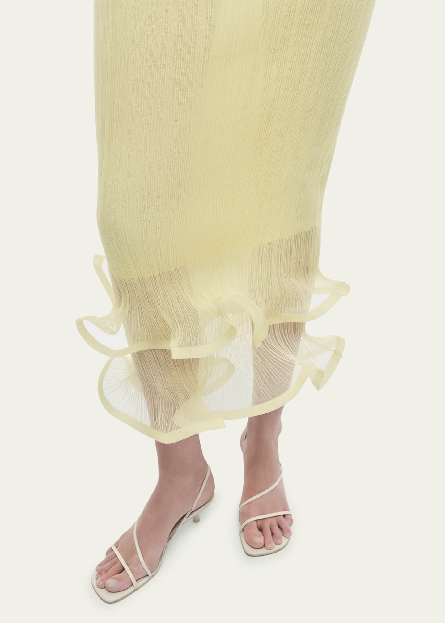 SIMKHAI Kelso Ruffle Skirt Image 5 of 5