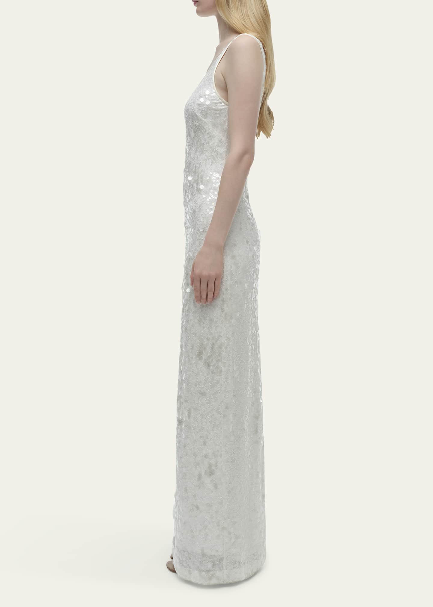 SIMKHAI Bex Sequined Maxi Tank Dress Image 4 of 5