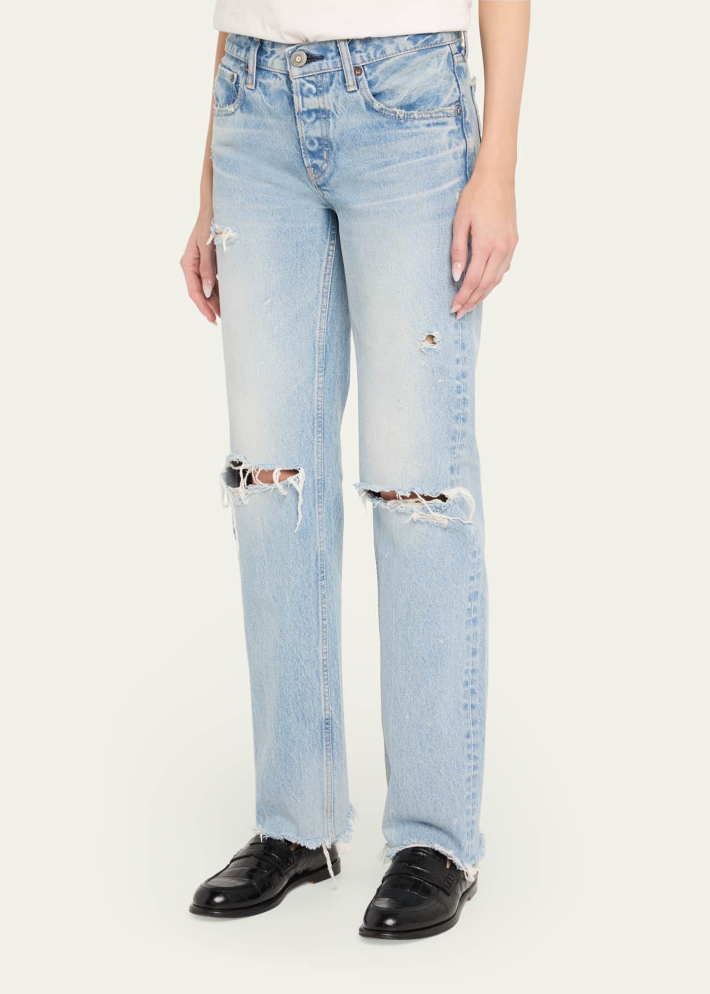 MOUSSY VINTAGE Odessa Straight Low-Rise Jeans Image 4 of 5