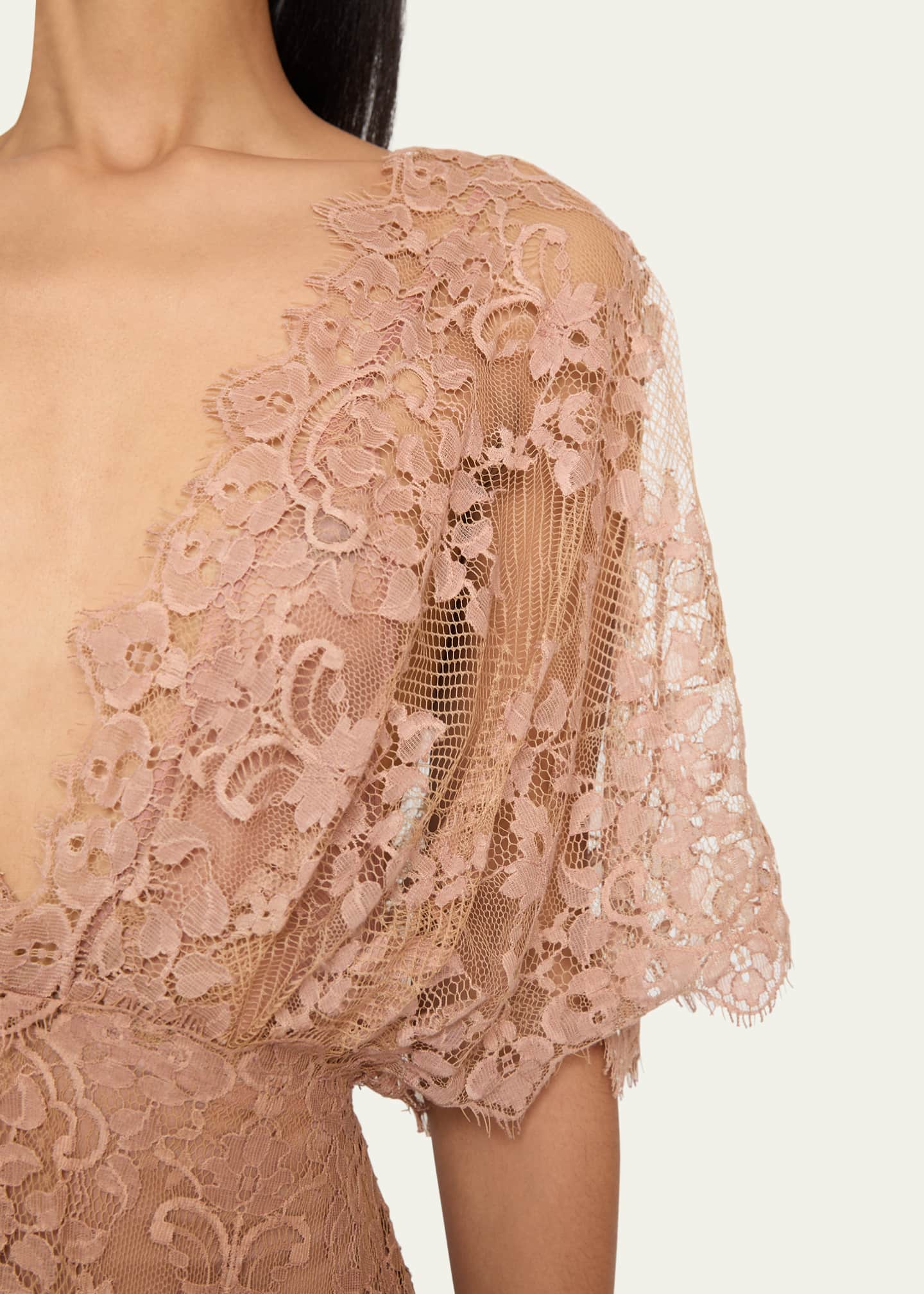 Elie Saab Long Lace Backless Dress Image 5 of 5