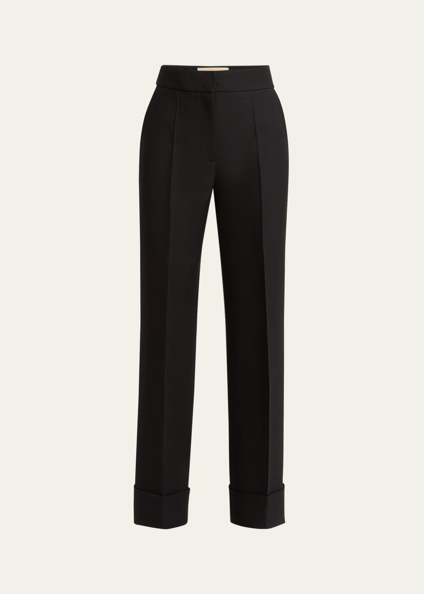Valentino Garavani Crepe Couture Trousers - Bergdorf Goodman
