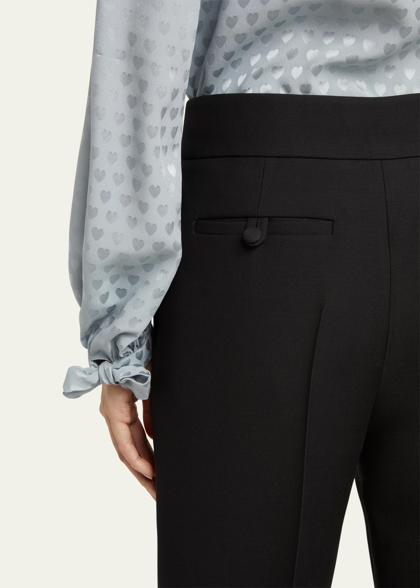 Valentino Garavani Crepe Couture Trousers - Bergdorf Goodman