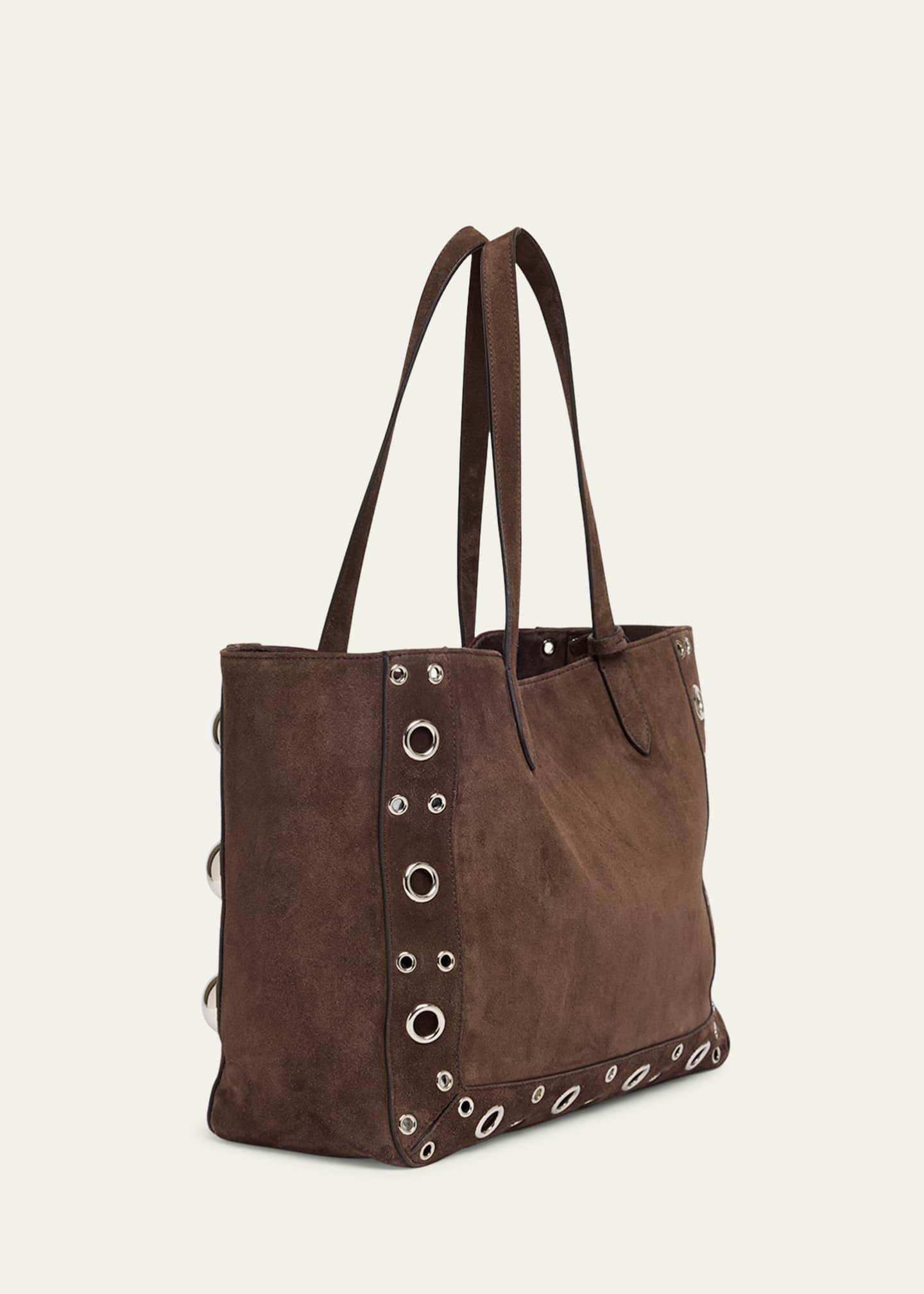 Valentino Garavani Nellcote Mirrored Suede Tote Bag